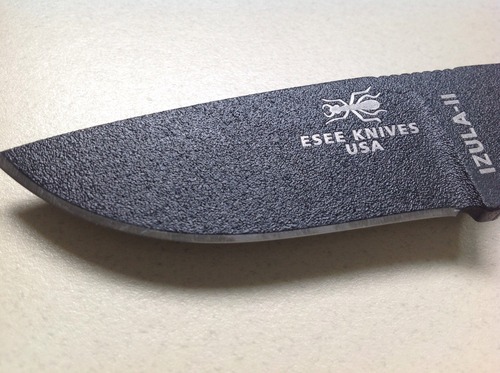 ESEE Knives Izula-II Fixed Blade Knife, w/Micarta Handle, Molded Sheath, & Clip Plate (Black Oxide) customer photo 2