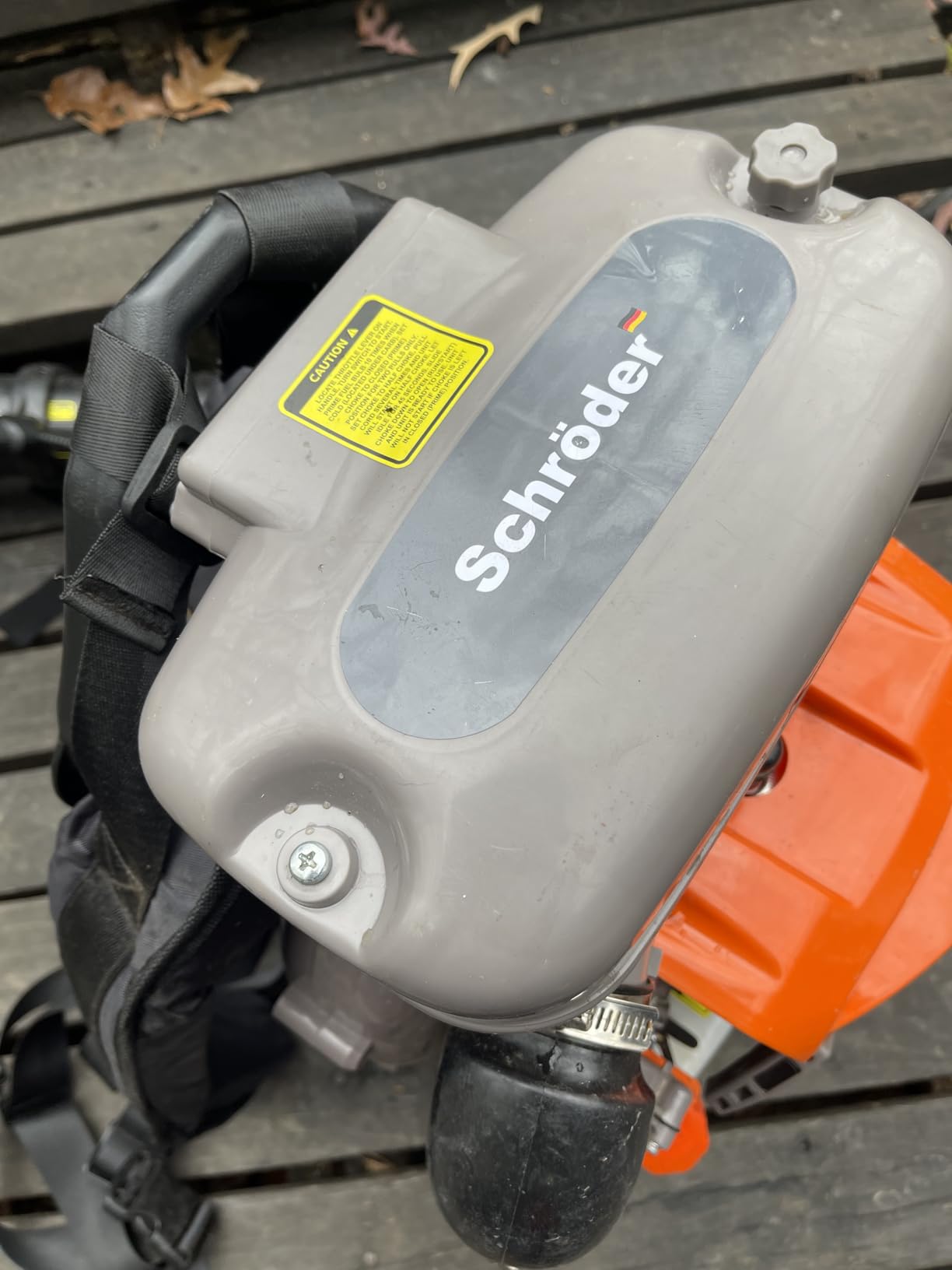 Schröder Backpack Leaf Blower - Backpack Blower - Gas Leaf Blower - SR-6400L - 3.7 HP Engine customer photo 2