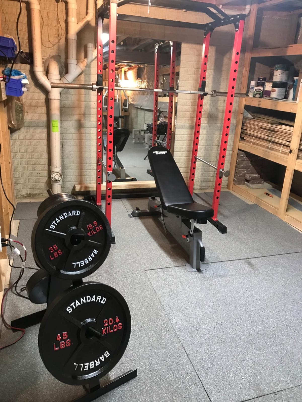 REP Fitness PR-1100 Power Rack - 700 lbs Rated Lifting Cage for Weight Training customer photo 1