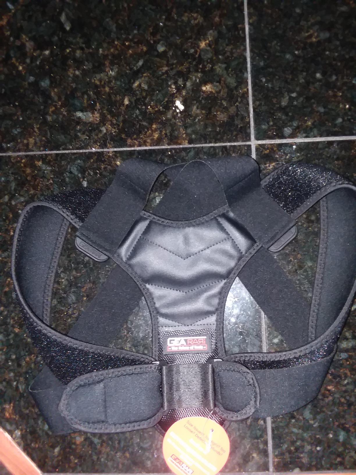 Posture Corrector for Men and Women, Bodywellness Fix Upper Back Brace for Clavicle Support, Adjustable Back Straightener and Providing Pain Relief from Neck, Back & Shoulder Under Clothes (Regular) customer photo 1