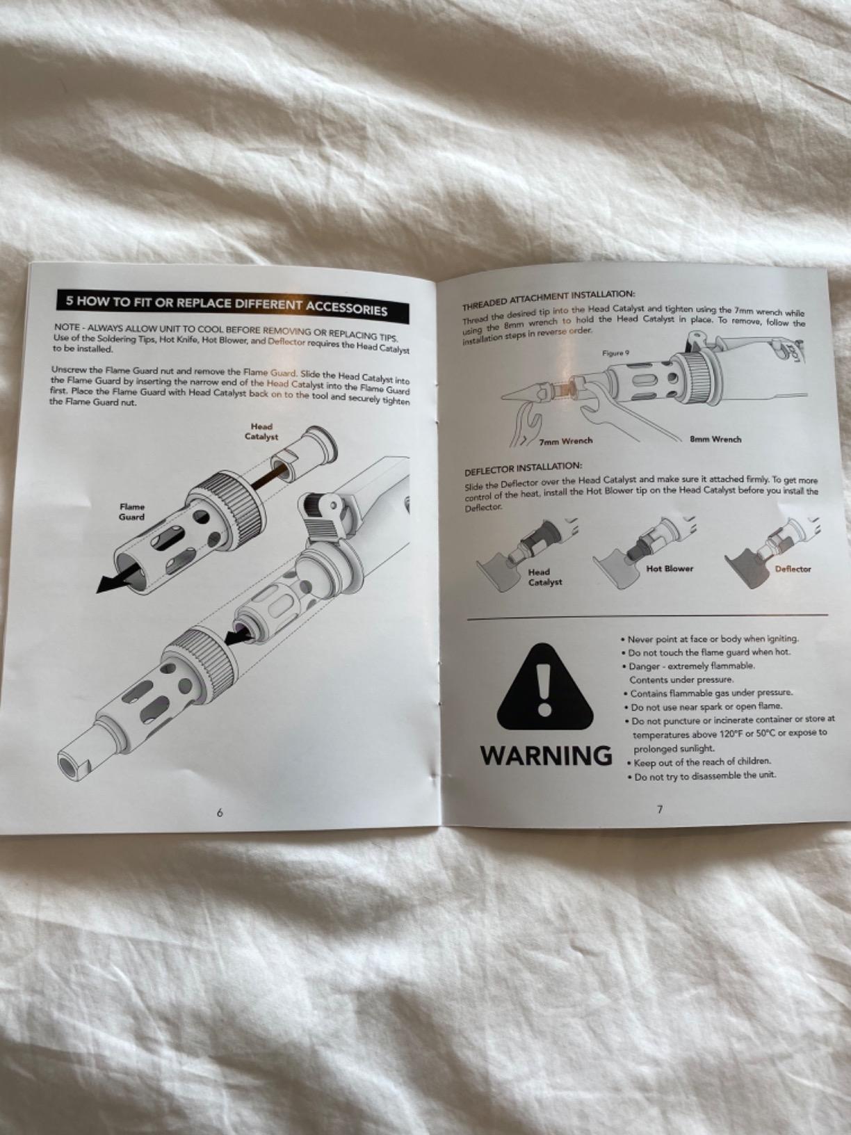 LEXIVON Butane Soldering Iron Multi-Purpose Kit | Cordless Self-Igniting Adjustable Flame 7-Tip Set | Pro Grade 125-Watt Equivalent (LX-770) customer photo 2