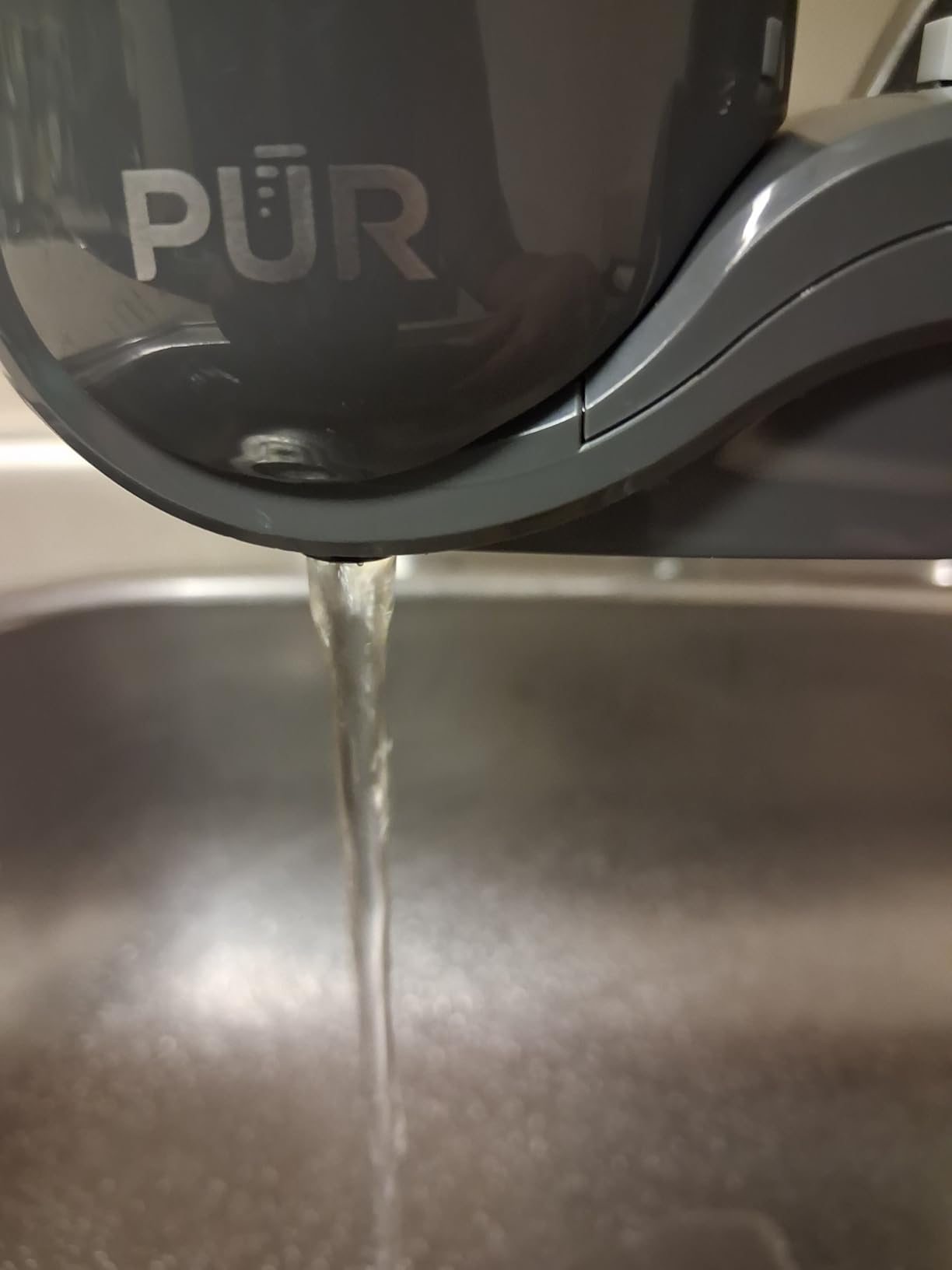 PUR Plus Faucet-Mount Water Filtration System, Lead-Reducing Filter, Grey | Easy Installation, 100-Gallon Capacity, Compatible with External Aerators customer photo 1