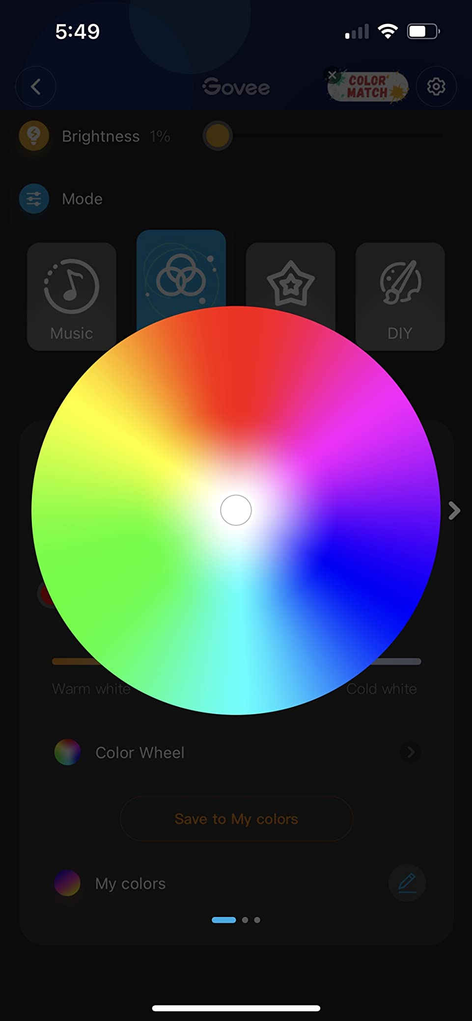 Govee Smart RGB LED Strip Lights 16.4ft, Work with Alexa, Google Assistant | APP WiFi Control, 16 Million Colors, DIY Mode, 64 Scene Modes, Music Sync, LED Lights for Bedroom, Home Decor customer photo 2
