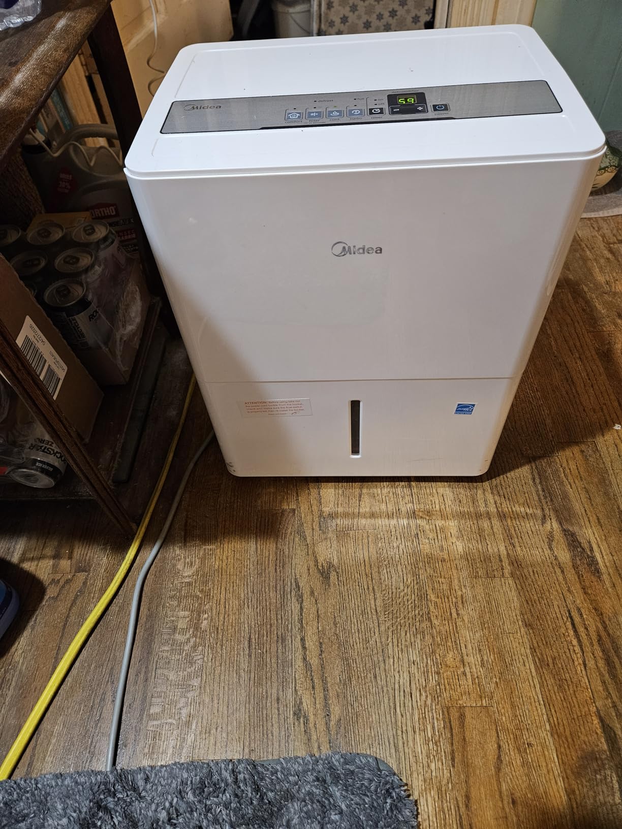 Midea 22 Pint Dehumidifier for Basement, 1,500 Sq. Ft, Energy star | Reusable Air Filter, Continuous Drainage, Wi-Fi Enabled, Works with Alexa, Quiet Operation for Basement, Home, Bedroom customer photo 2