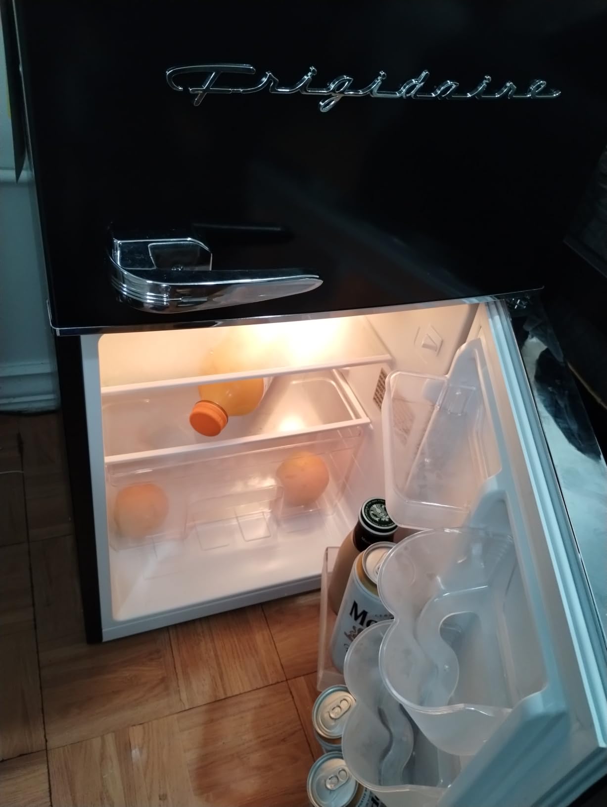 Frigidaire Retro Compact Fridge Freezer Combo, 3.1 cu. ft. Capacity, Small Top Freezer Refrigerator, Mini Fridge with Built-in Bottle Opener customer photo 2