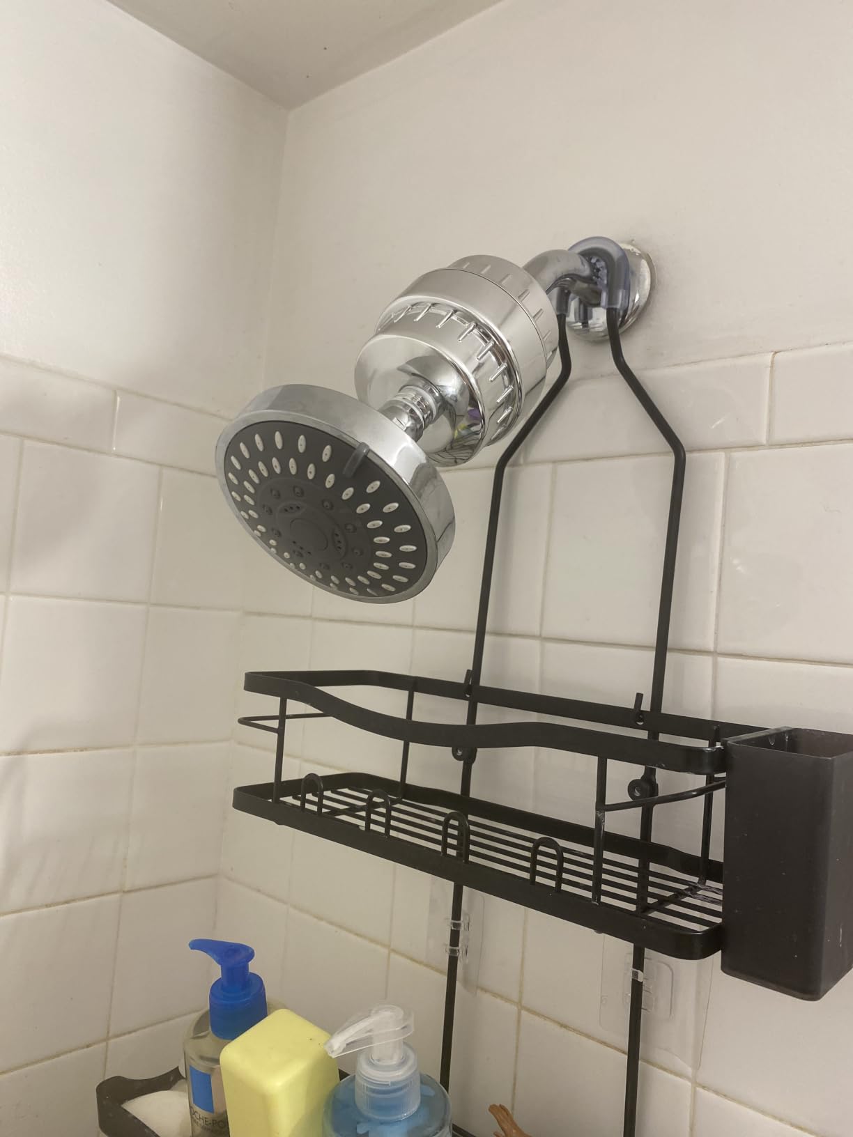 FEELSO Shower Head with Shower Filter, Filtered Shower Head for Hard Water | High Pressure, Anti-clog Nozzles, 5 Spray Showerhead, 15 Stage Water Softener Filters, Remove Chlorine and Harmful Substances customer photo 2