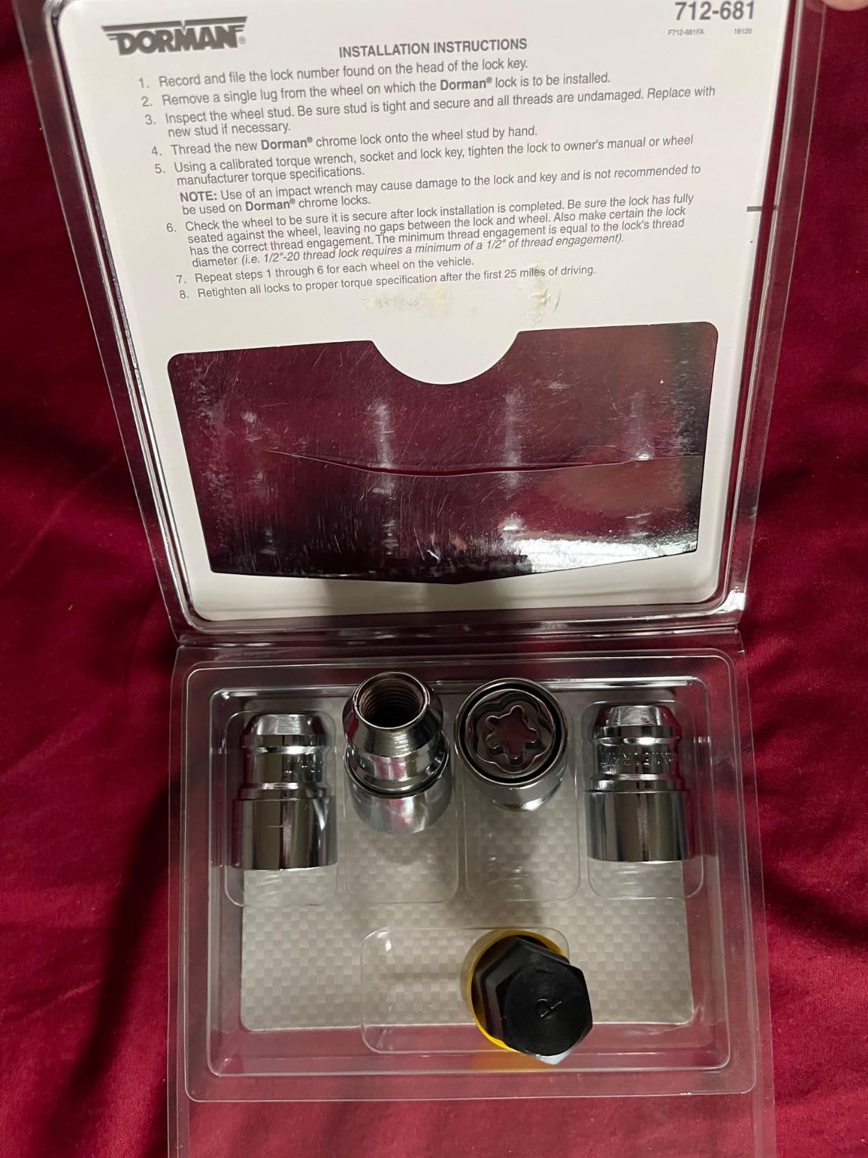 Dorman 712-681 M14-1.50 Wheel Lock Set | Fits Select Models customer photo 1