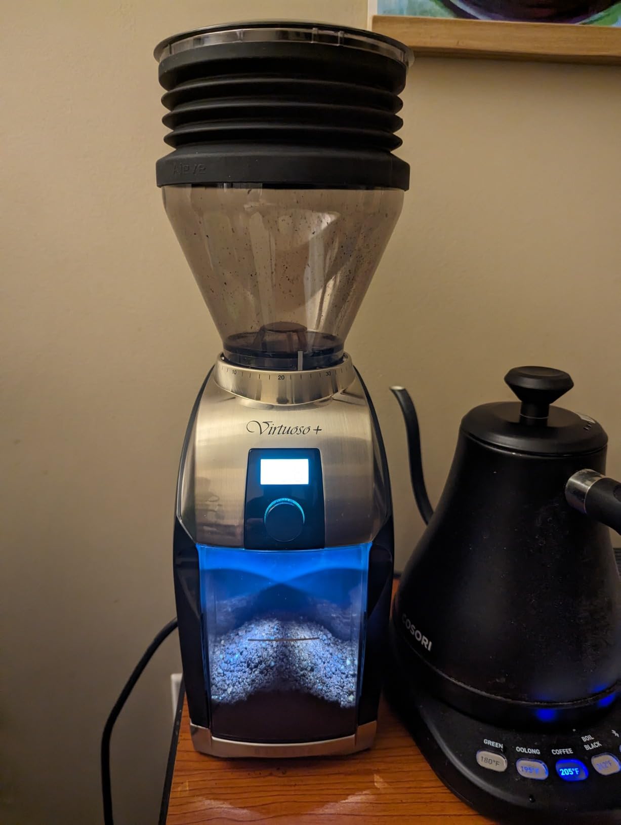 Baratza Virtuoso+ Coffee Grinder ZCG587BLK, Black | 40 grind settings give you access to an extensive range of brew methods, including espresso, French press and more customer photo 1