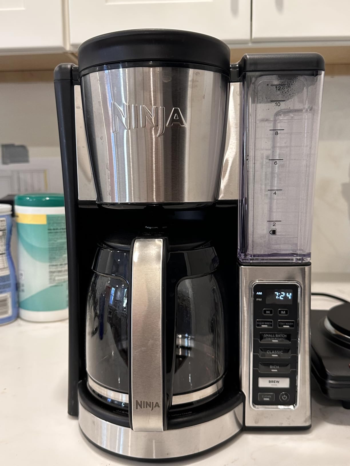 Ninja Fresh Brew Coffee Maker, 12 Cup Glass Carafe, Stainless Steel, CE251 | Programmable, Classic & Rich Brew, 70-oz. Removable Water Reservoir, Small Batch, 24-hr Delay Brew, Adjustable Warming Plate customer photo 2