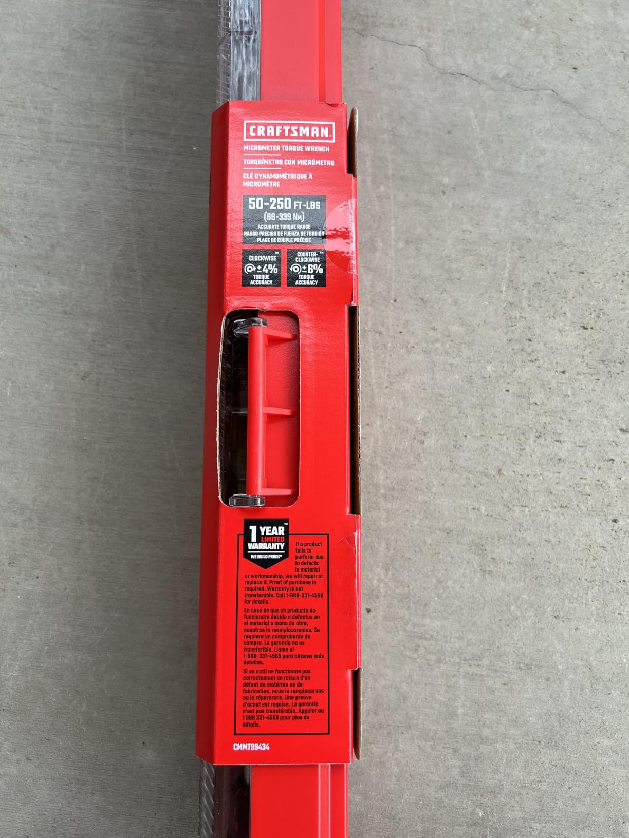 CRAFTSMAN Torque Wrench, 1/2