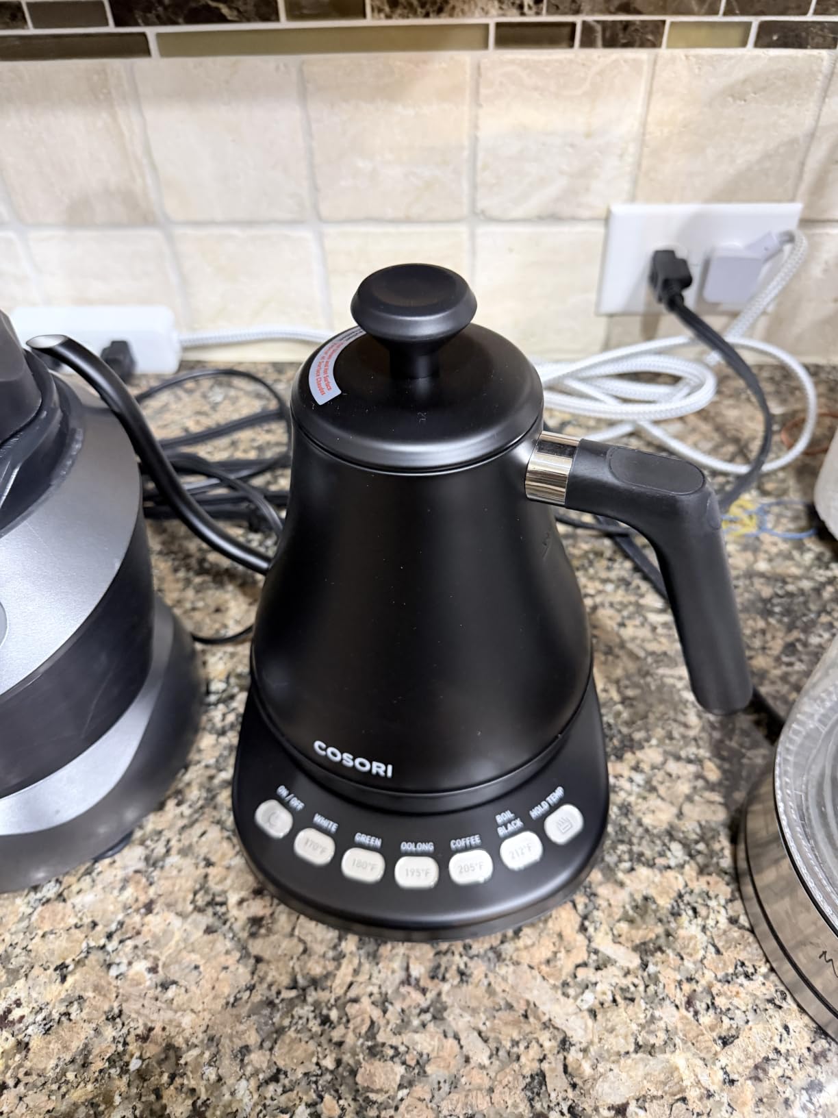 Cosori Gooseneck Electric Kettle with Temperature Control, 0.8L, Black customer photo 1