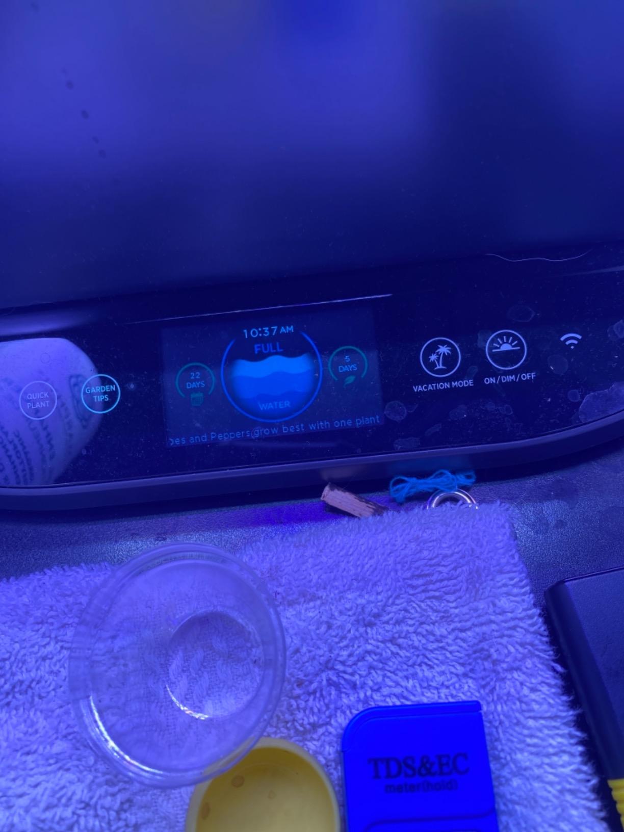 AeroGarden Bounty, Black | Indoor Garden with LED Grow Light, WiFi and Alexa Compatible customer photo 2