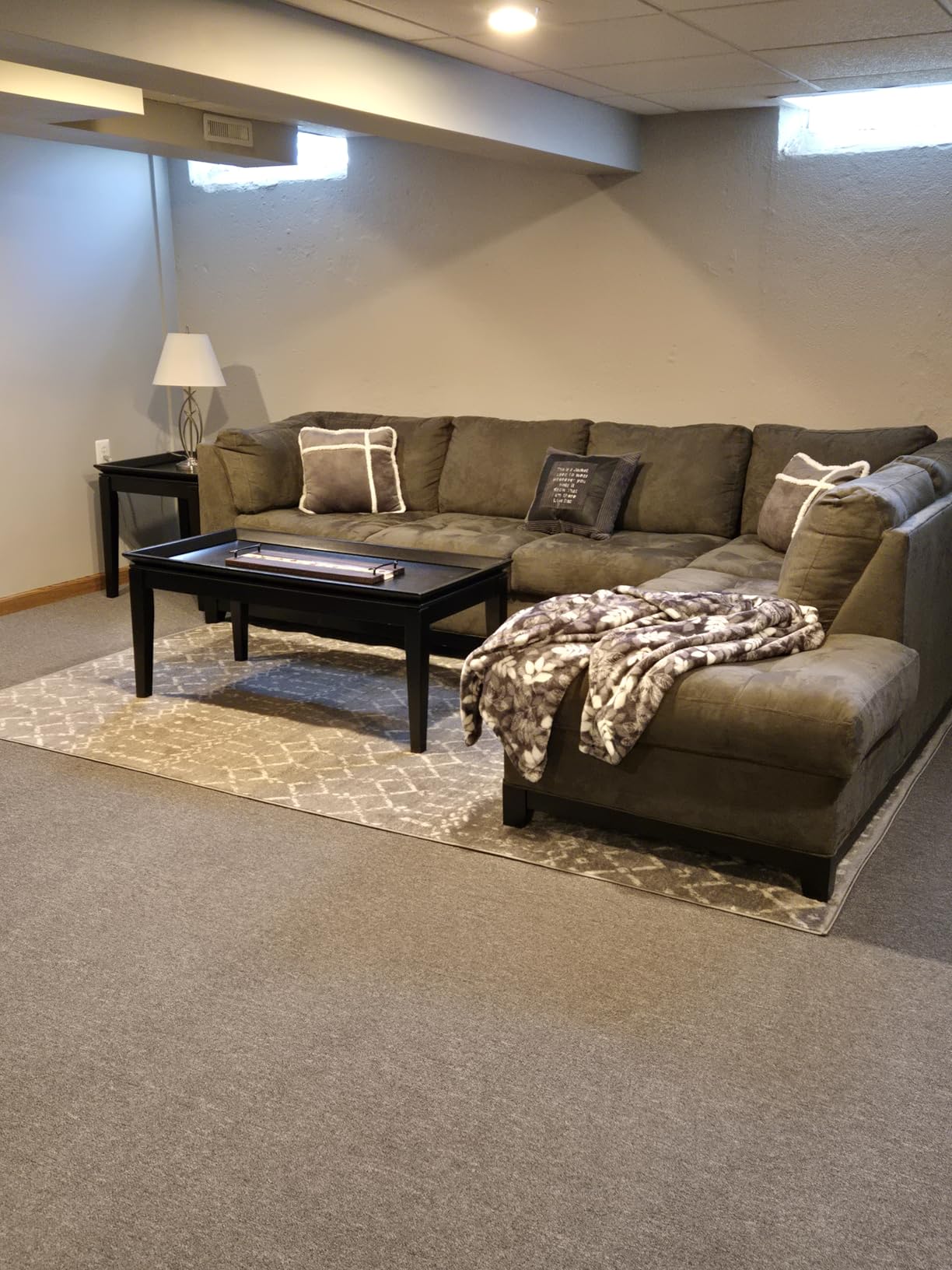 JONATHAN Y Boho Vintage Diamond Cream/Gray Indoor Area Rug 8X10 ft, Moroccan Hype for Living Room, Bedroom, Kitchen, Office, Easy-Cleaning, High Traffic, Pet-Friendly, Non-Shedding (MOH101B-8) customer photo 1