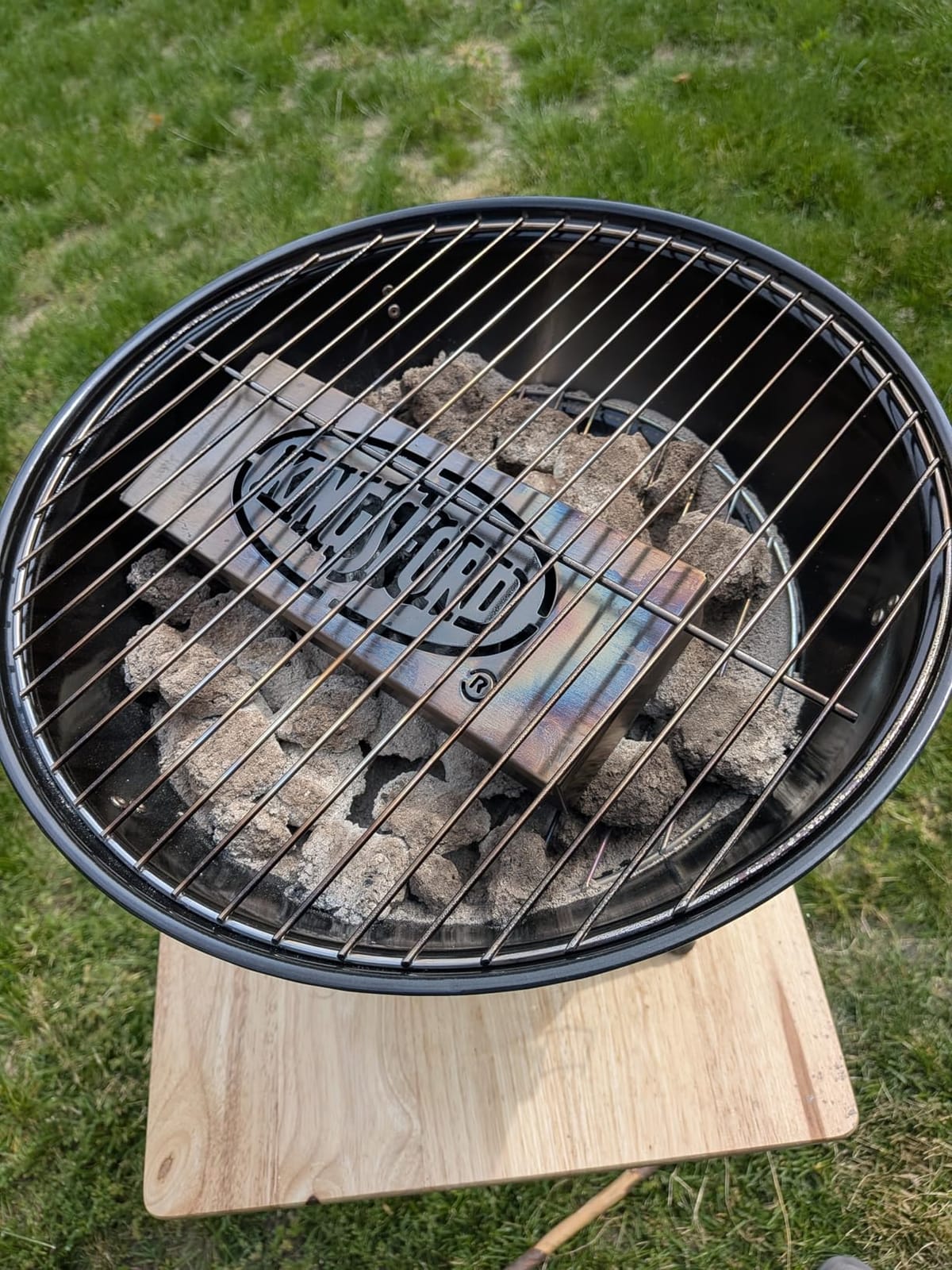 Kingsford Stainless Steel Wood Chip Smoker Box, 9.05 x 3.74 x 1.57 in | Fits gas and charcoal grates, dishwasher safe for reuse, adds smoky flavor without extra fuel customer photo 1