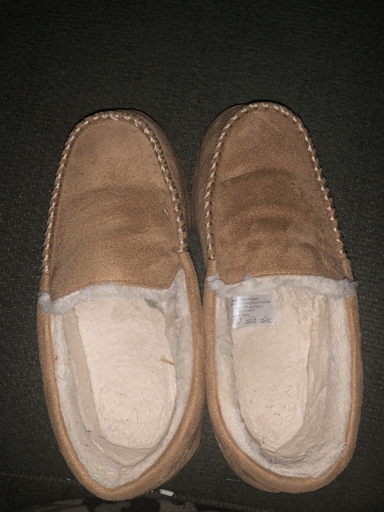 Lulex Moccasins for Men House Slippers Indoor Outdoor Plush Mens Bedroom Shoes with Hard Sole customer photo 2
