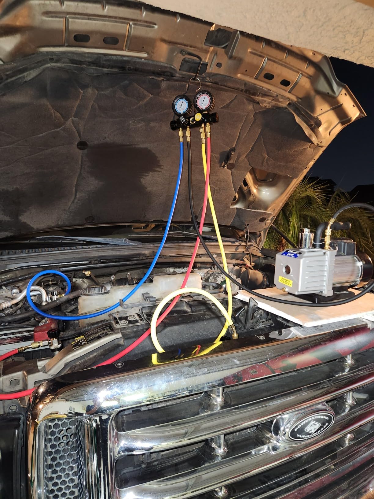 Lichamp HVAC Gauges with Hoses, AC Manifold Gauge Set R134A R410A R404A R22 customer photo 1