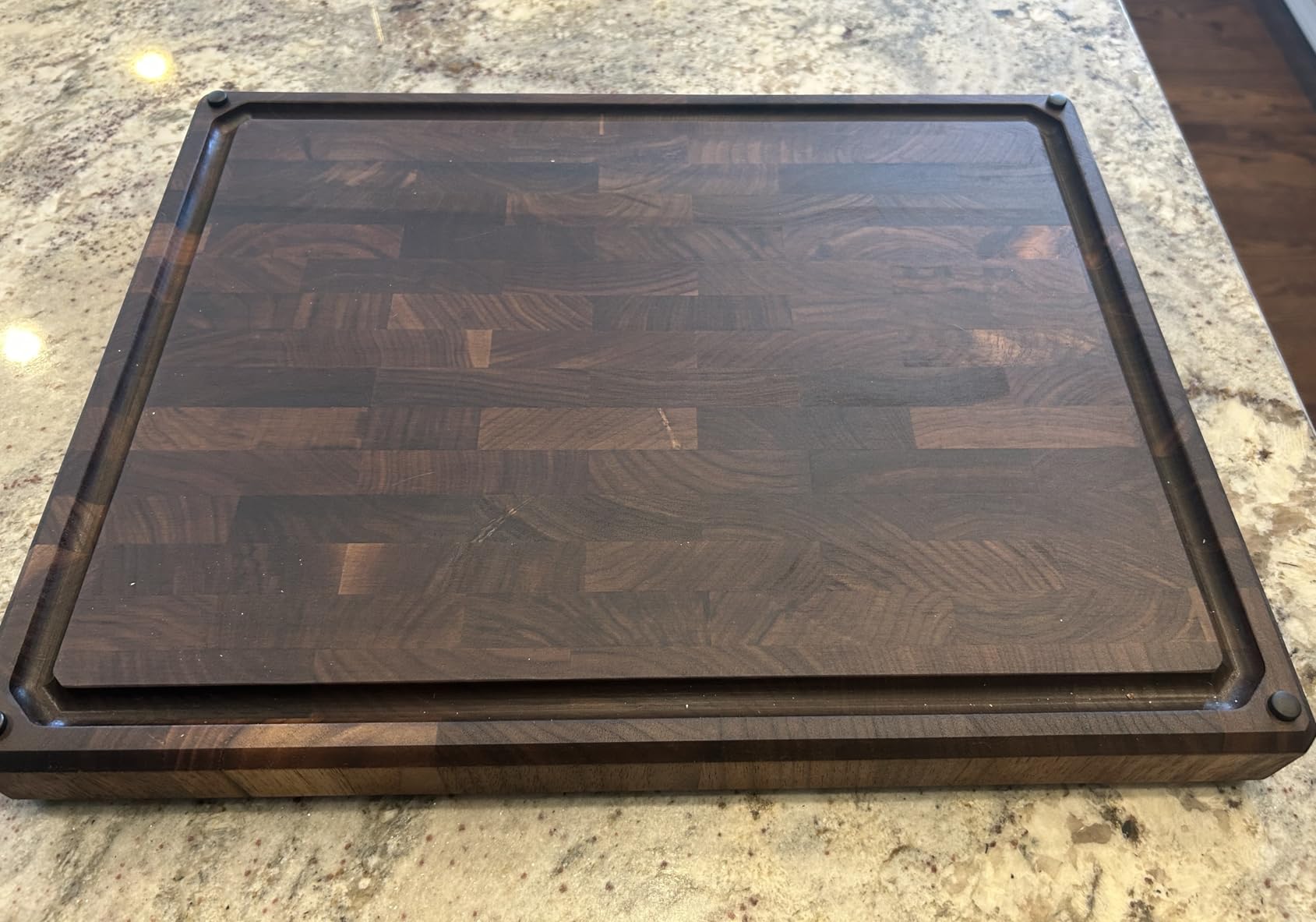 Sonder Los Angeles Alfred Cutting Board, End Grain Walnut, 17x13x1.5 in customer photo 2