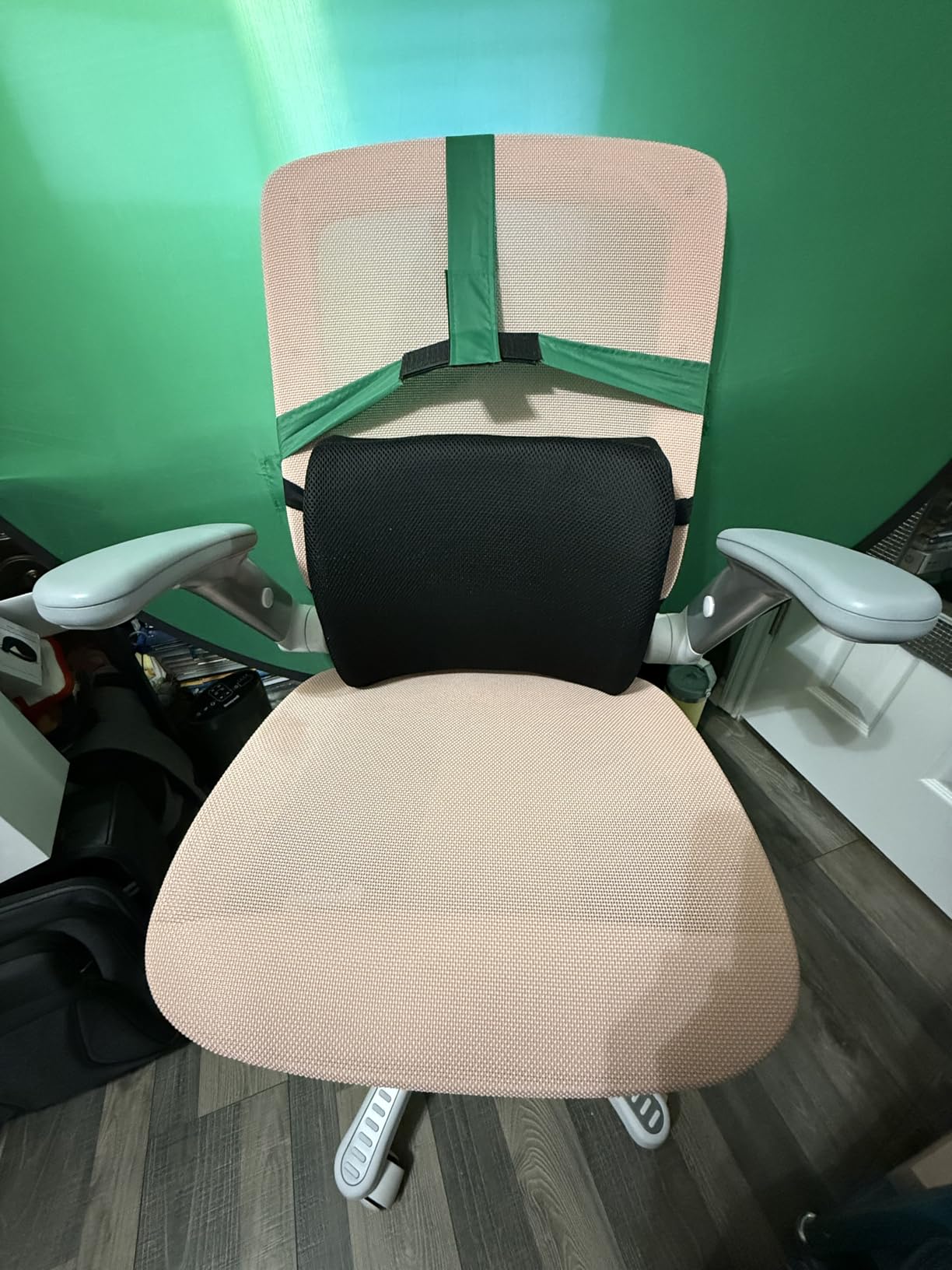 GABRYLLY Ergonomic Office Chair, High Back Home Desk Chair with Headrest, Flip-Up Arms, 90-120° Tilt Lock and Wide Cushion, Big and Tall Mesh Chairs for Man Woman, Black Task Chair customer photo 2