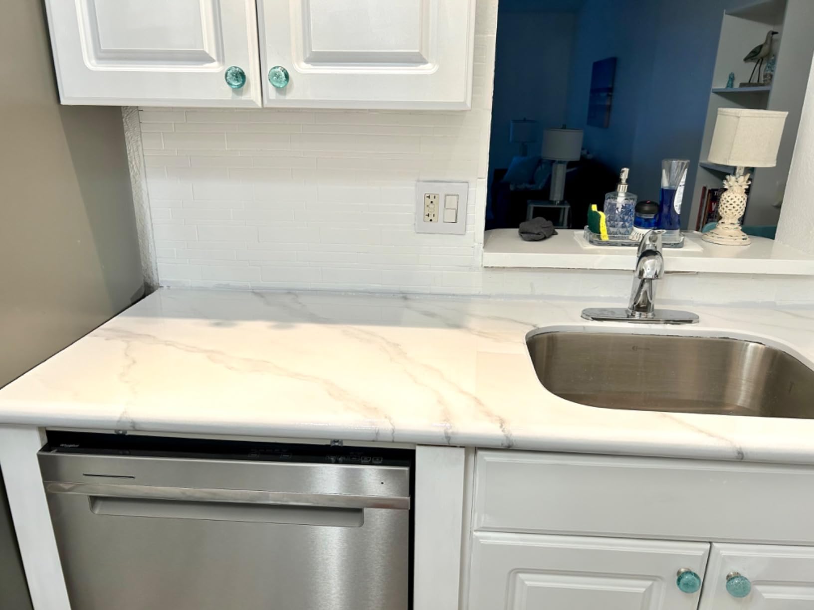 Giani Marble Easy Epoxy Countertop Paint Kit (Carrara White) customer photo 2