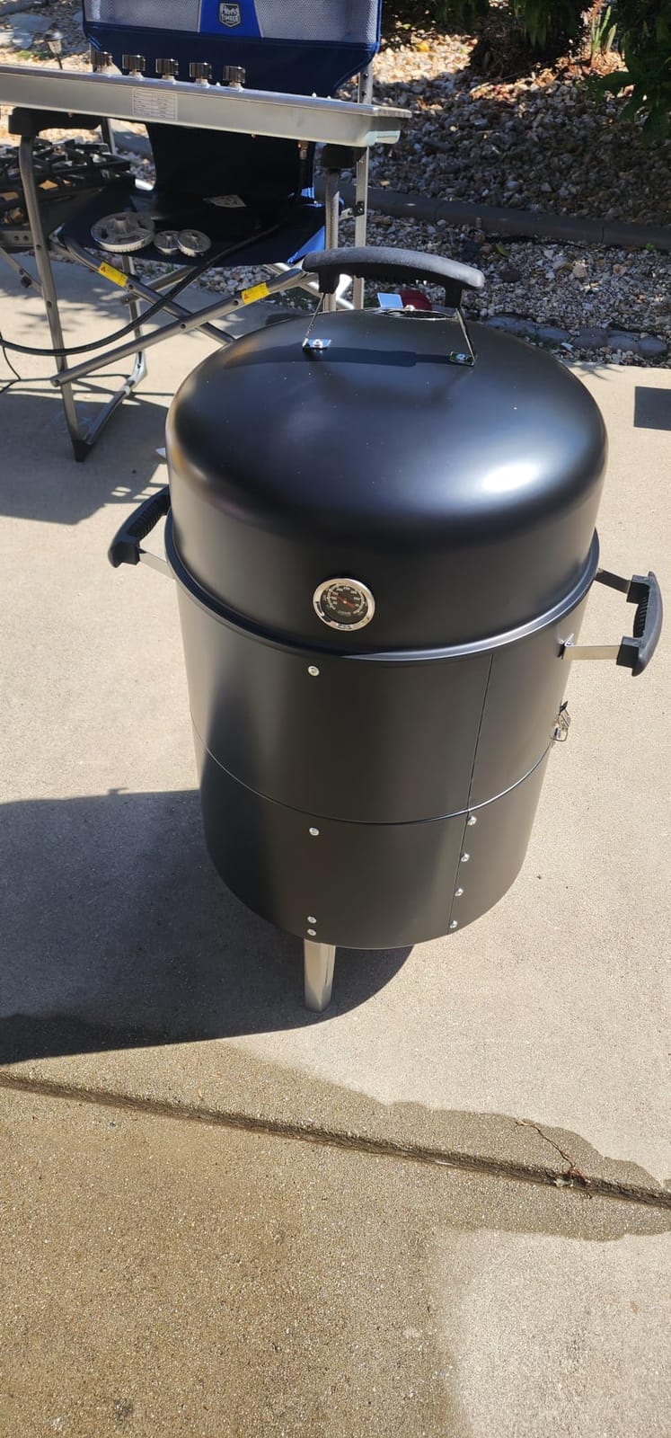 Realcook Charcoal BBQ Smoker Grill - 20 Inch Vertical Smoker for Outdoor Cooking Grilling | for Outdoor Cooking Grilling customer photo 1