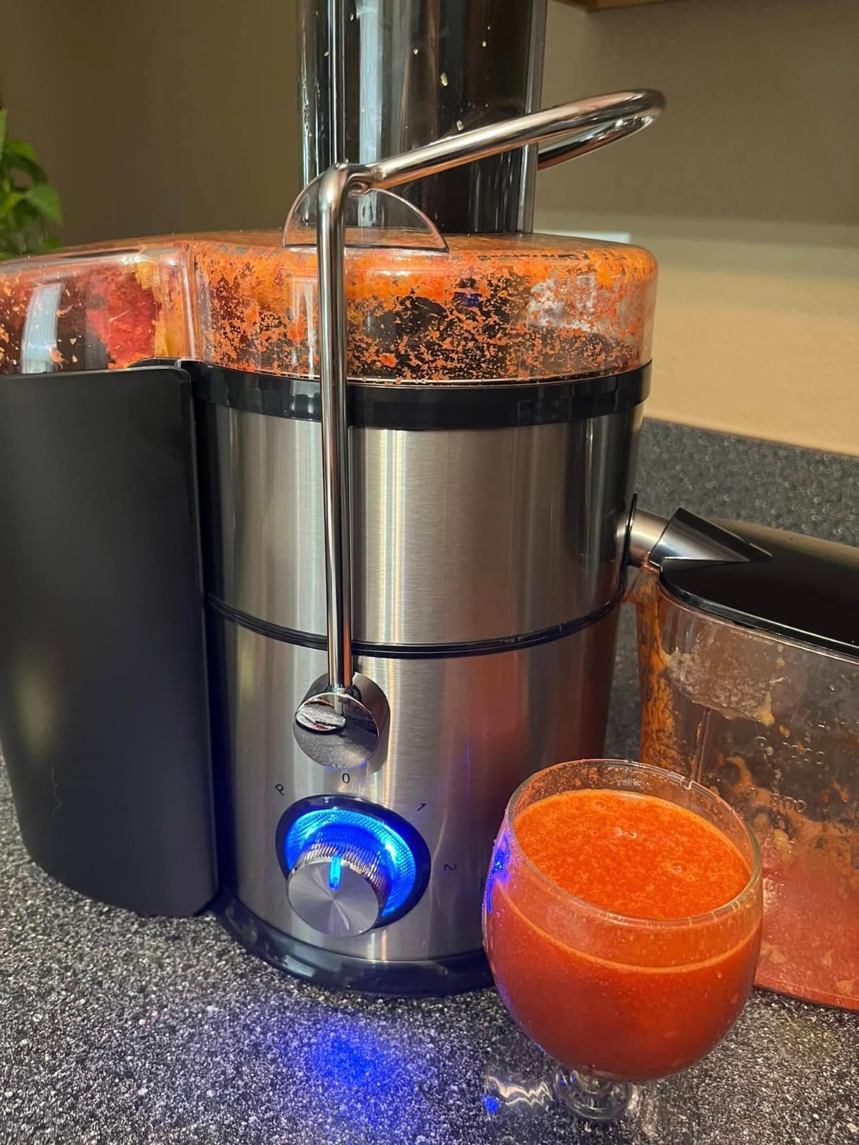 KOIOS 1300W Centrifugal Juicer Machine with 3