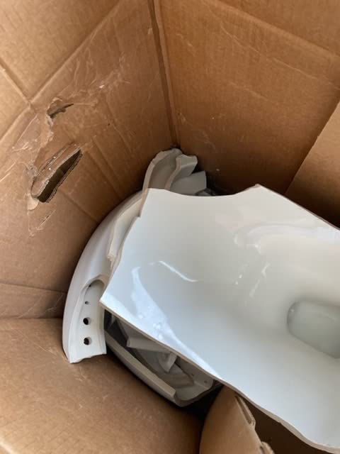 K-25224-0 Highline Tall Two-Piece Elongated Toilet with Left-Hand Trip Lever, 1.28 GPF, White customer photo 2