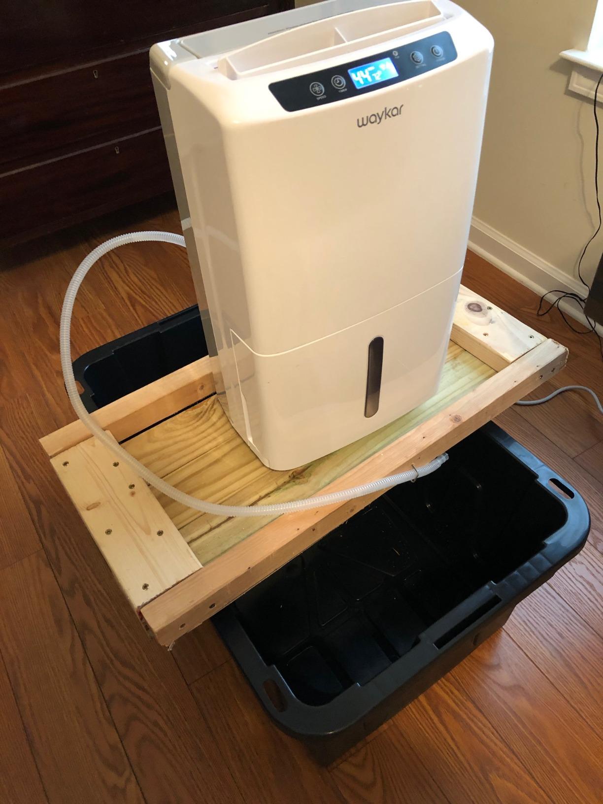 Waykar 34 Pints 2000 Sq. Ft. 2025 Energy Star Dehumidifier for Home | 30%-80% Humidity Control, Automatic Defrost, Drain hose included and 0.66 Gallons Water Tank for Basements and Large Rooms customer photo 1