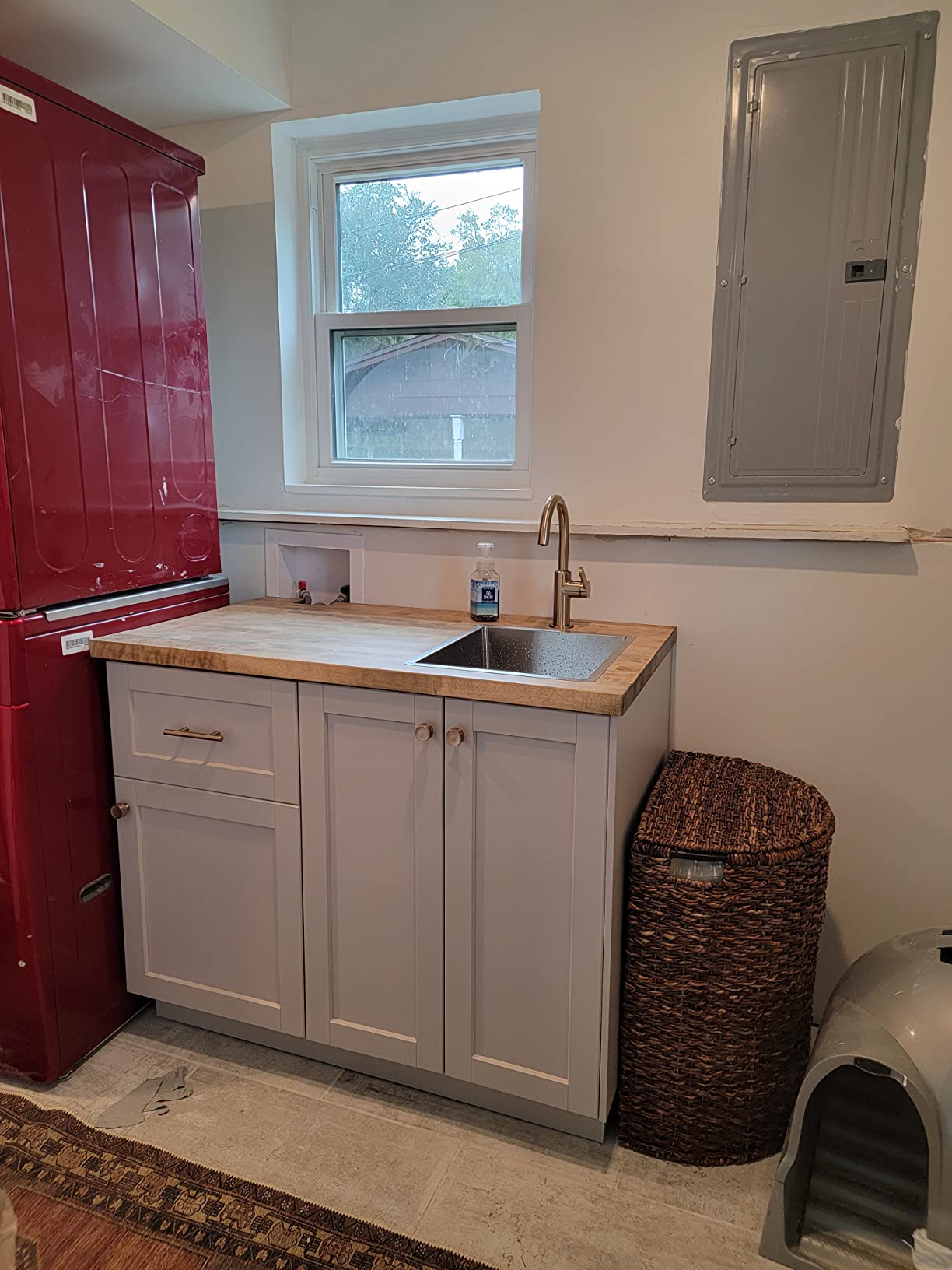KRAUS Oletto Single Handle Kitchen Bar Faucet in Spot Free Stainless Steel, KPF-2822SFS customer photo 1