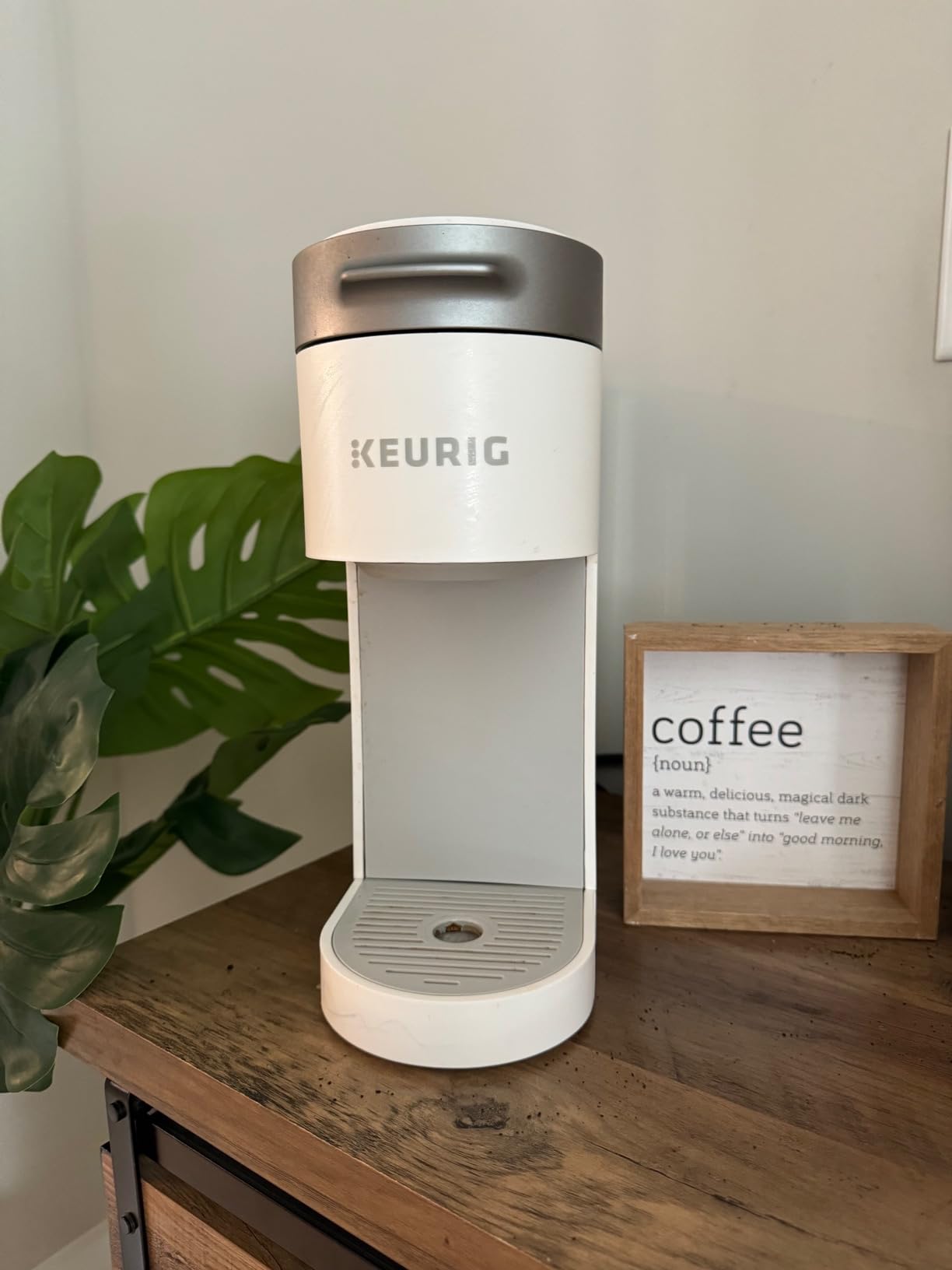 K-Slim Single Serve K-Cup Pod Coffee Maker, Multistream Technology, 3 Brew Sizes, Slim and Sleek Design, 46oz Removable Reservoir, Black customer photo 1