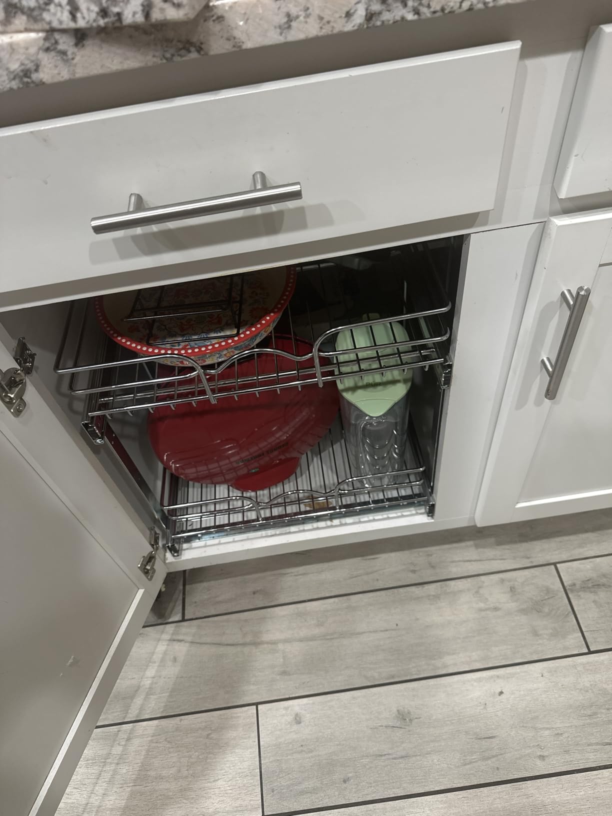 Rev-A-Shelf Pullout Organizer for Cabinets, Min Opening Width of 18