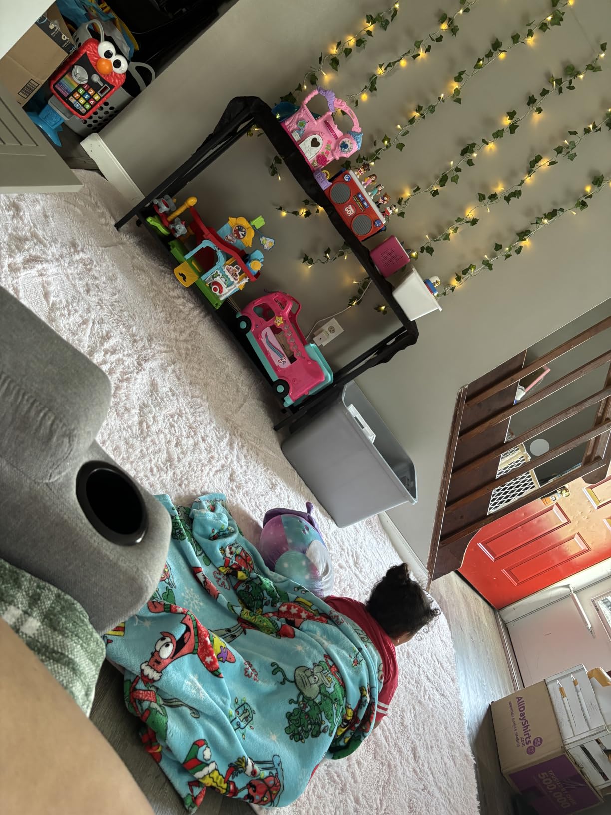 Ophanie Area Rugs for Living Room Bedroom, Washable Non-Slip Fluffy Soft Grey Shag Carpet, Indoor Floor Gray 4x6 Fuzzy Shaggy Living Room Plush Rug for Kids Home Dorm Decor Aesthetic customer photo 2