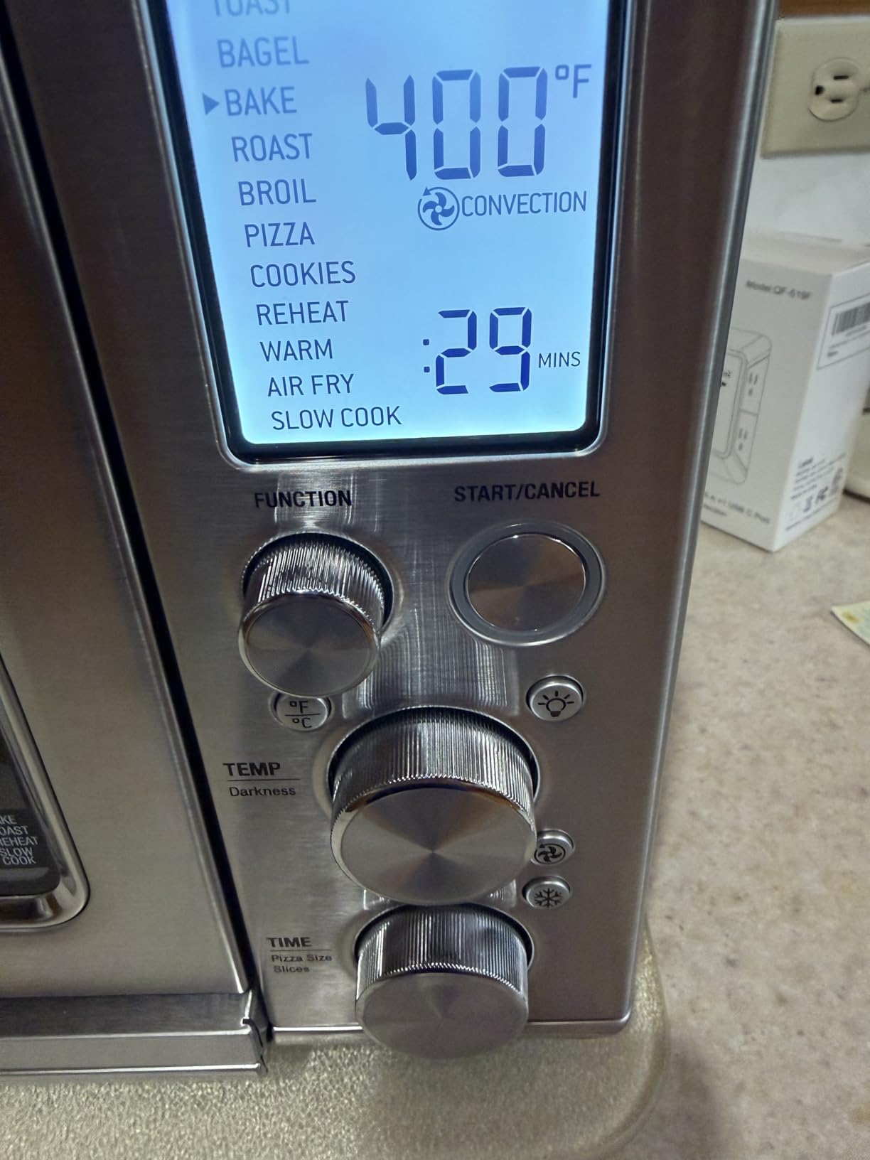Breville BOV860BSS Smart Oven Air Fryer, Brushed Stainless Steel | Bake, toast, broil and more with countertop oven's 11 cooking functions | Convection setting reduces cook time by up to 30% customer photo 2