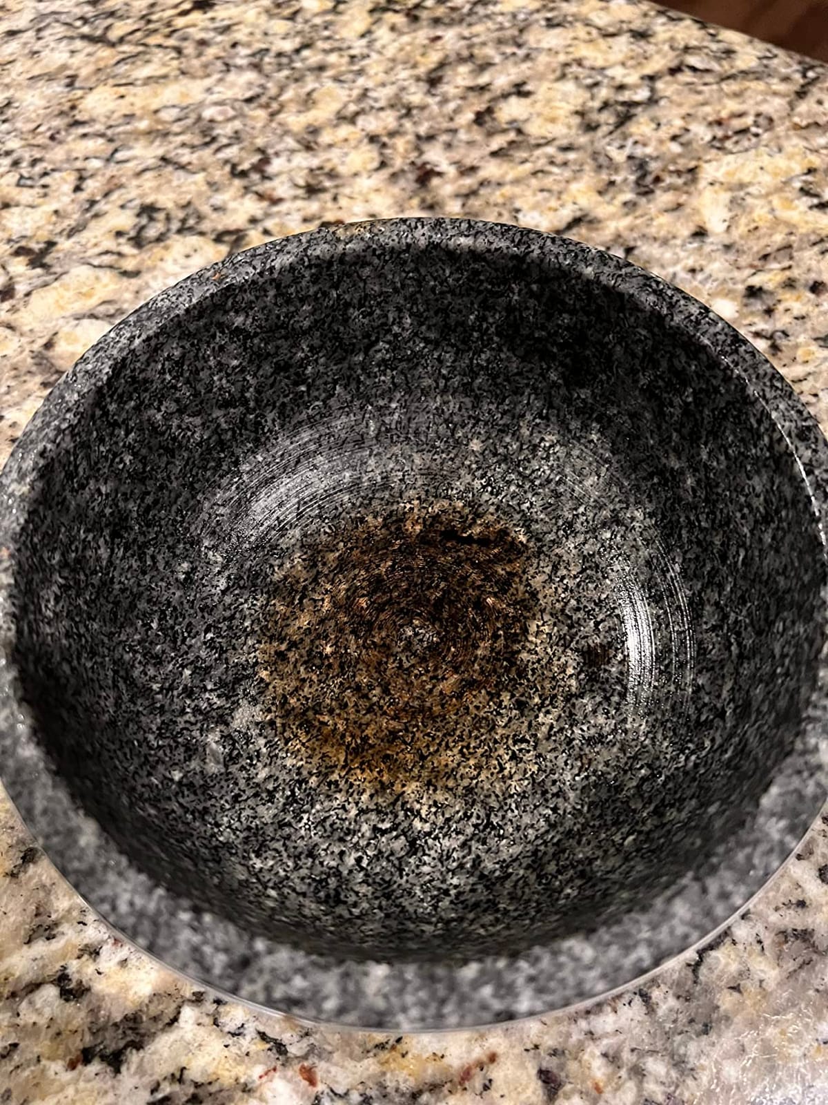 MDLUU 2 Pcs Dolsot Bibimbap Bowl 32 Oz, Granite Stone Bowl with Wood Base, Dolsot Pot for Korean Soup, Rice and Stew customer photo 1
