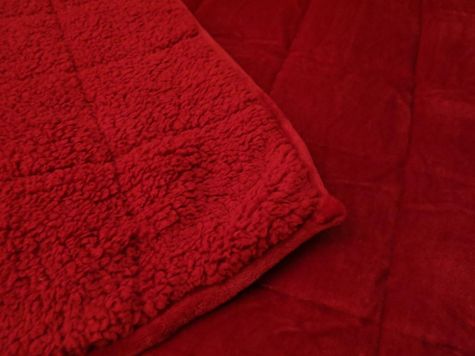 Wemore Sherpa Fleece Weighted Blanket for Adult 15 lbs Queen 60