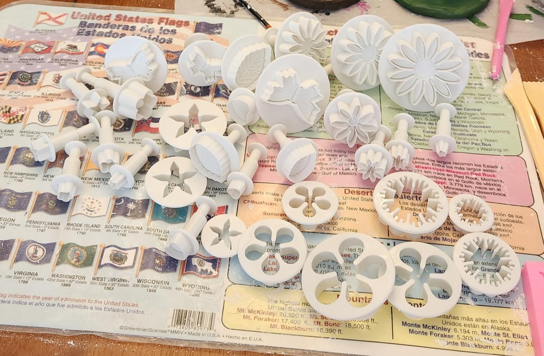 MOACC Cake Tools 36 Piece Fondant Cake Cookie Plunger Sugarcraft Flower Leaf Butterfly Heart Shape Decorating Mold DIY Icing Plunger Tools customer photo 2