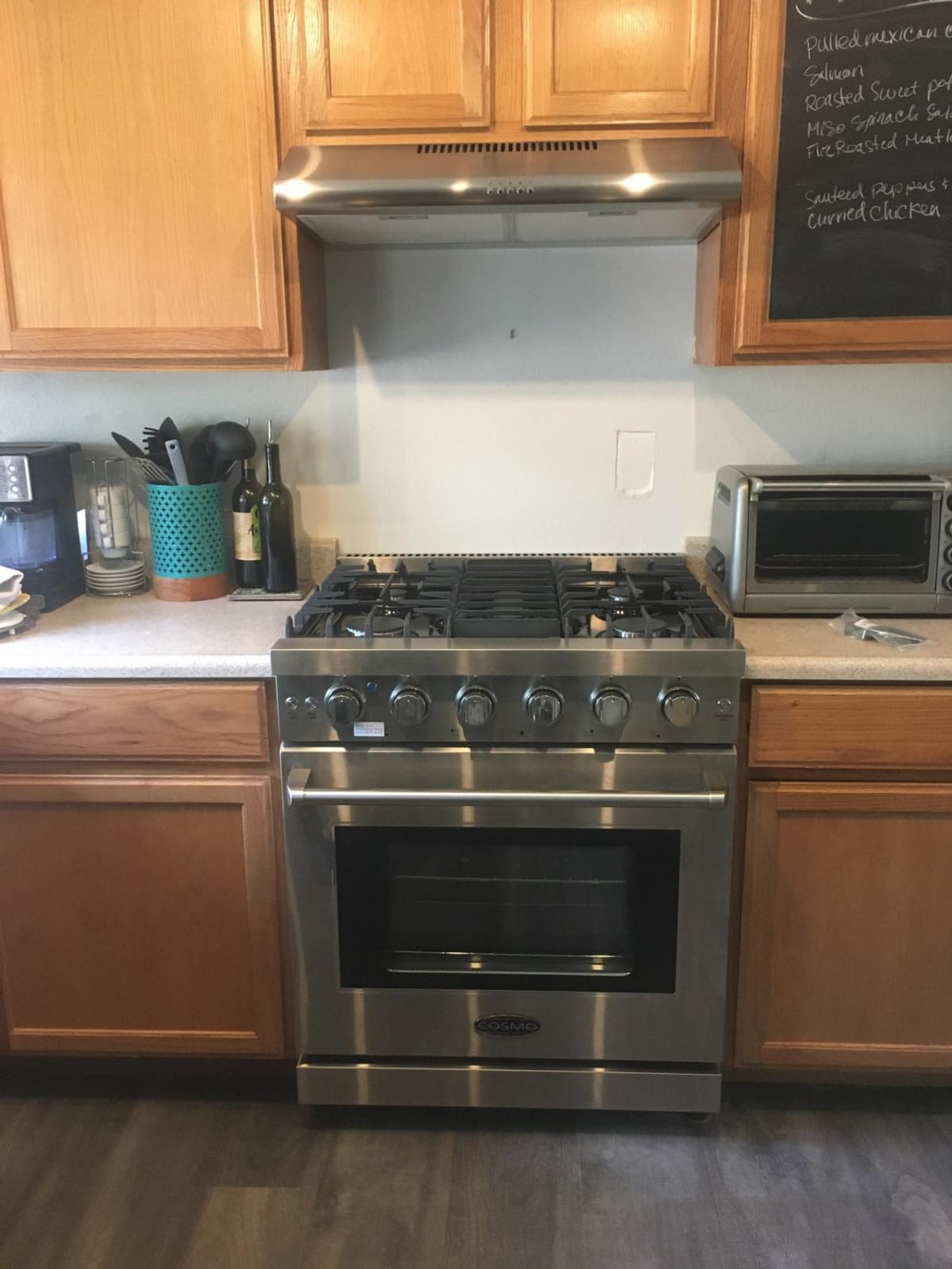 Cosmo COS-EPGR304 30 in. 4.8 cu ft 5 Burner Gas Range, Convection, Stainless Steel customer photo 1
