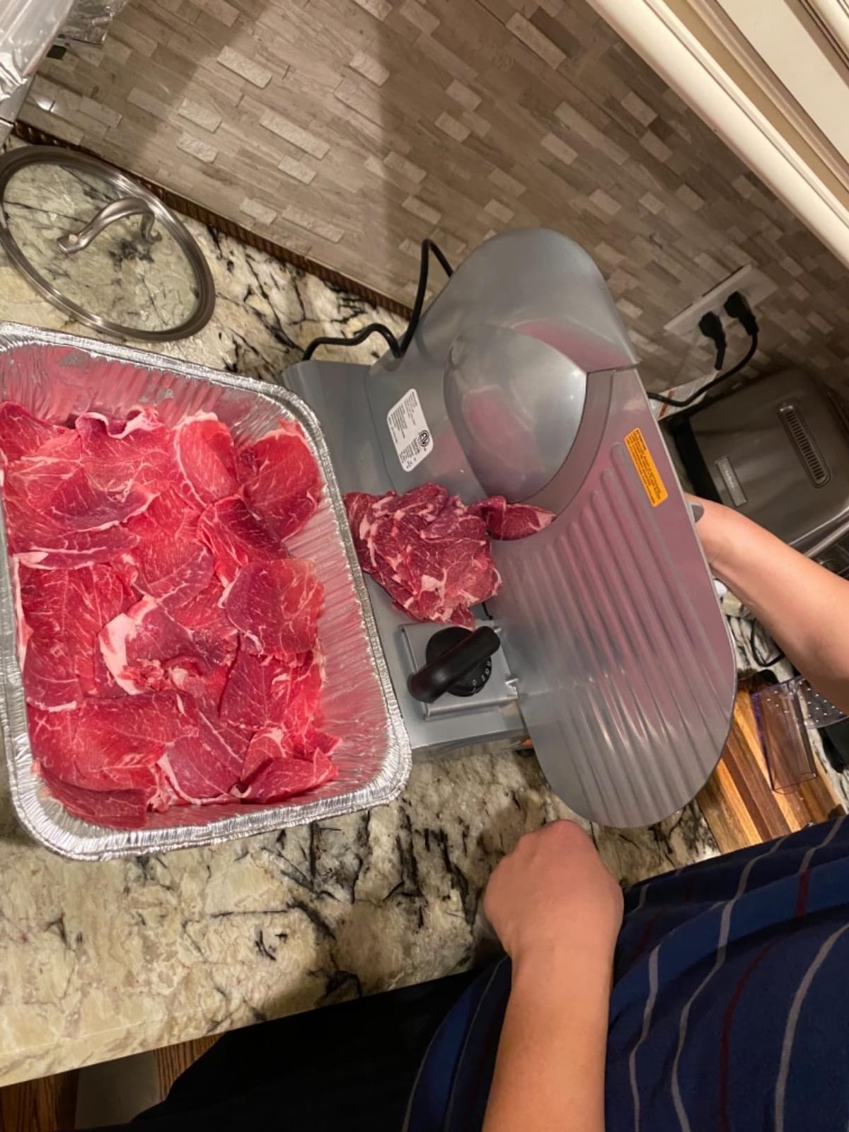 Meat Slicer, Techwood Electric Deil Food Slicer with Removable 9