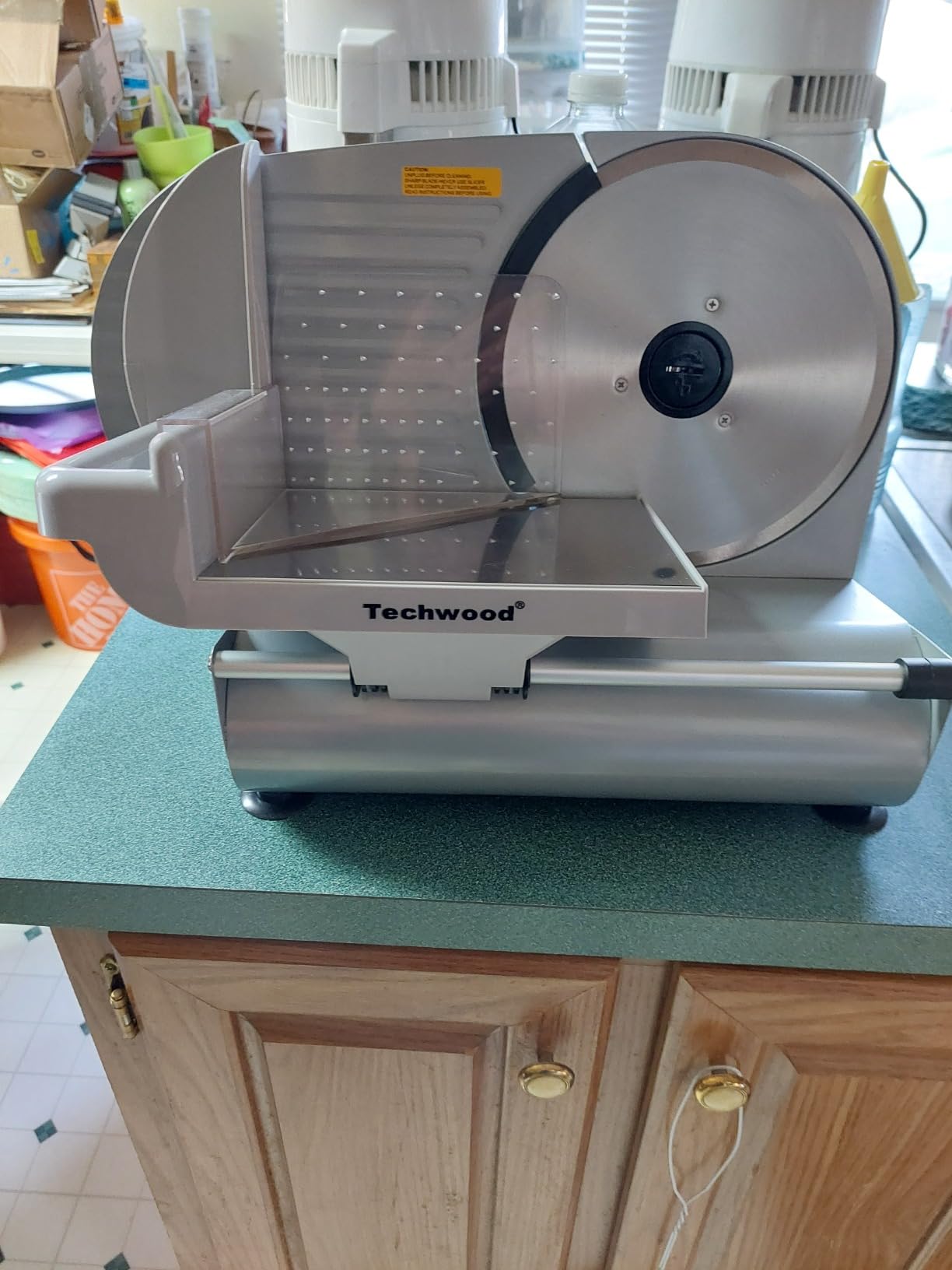Meat Slicer, Techwood Electric Deil Food Slicer with Removable 9