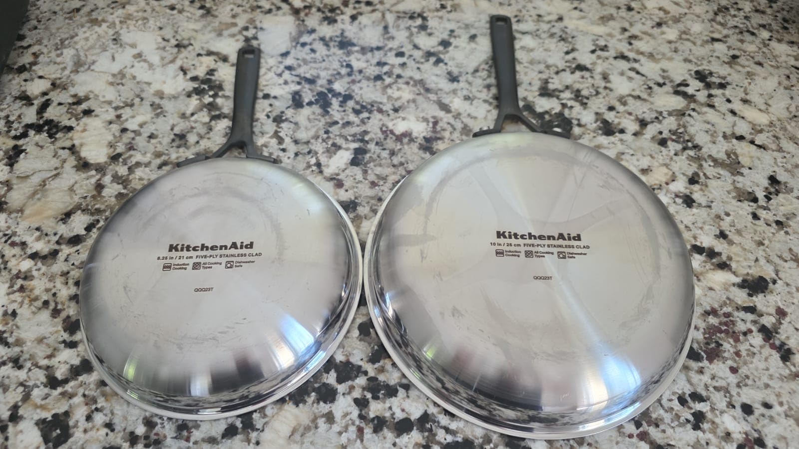 KitchenAid Stainless Steel Cookware Induction Pots and Pans Set, 10-Piece | polished steel, versatility, 5 ply stainless steel cookware set, oven safe to 500°F, cooking pots and pans set, pot and pans customer photo 1