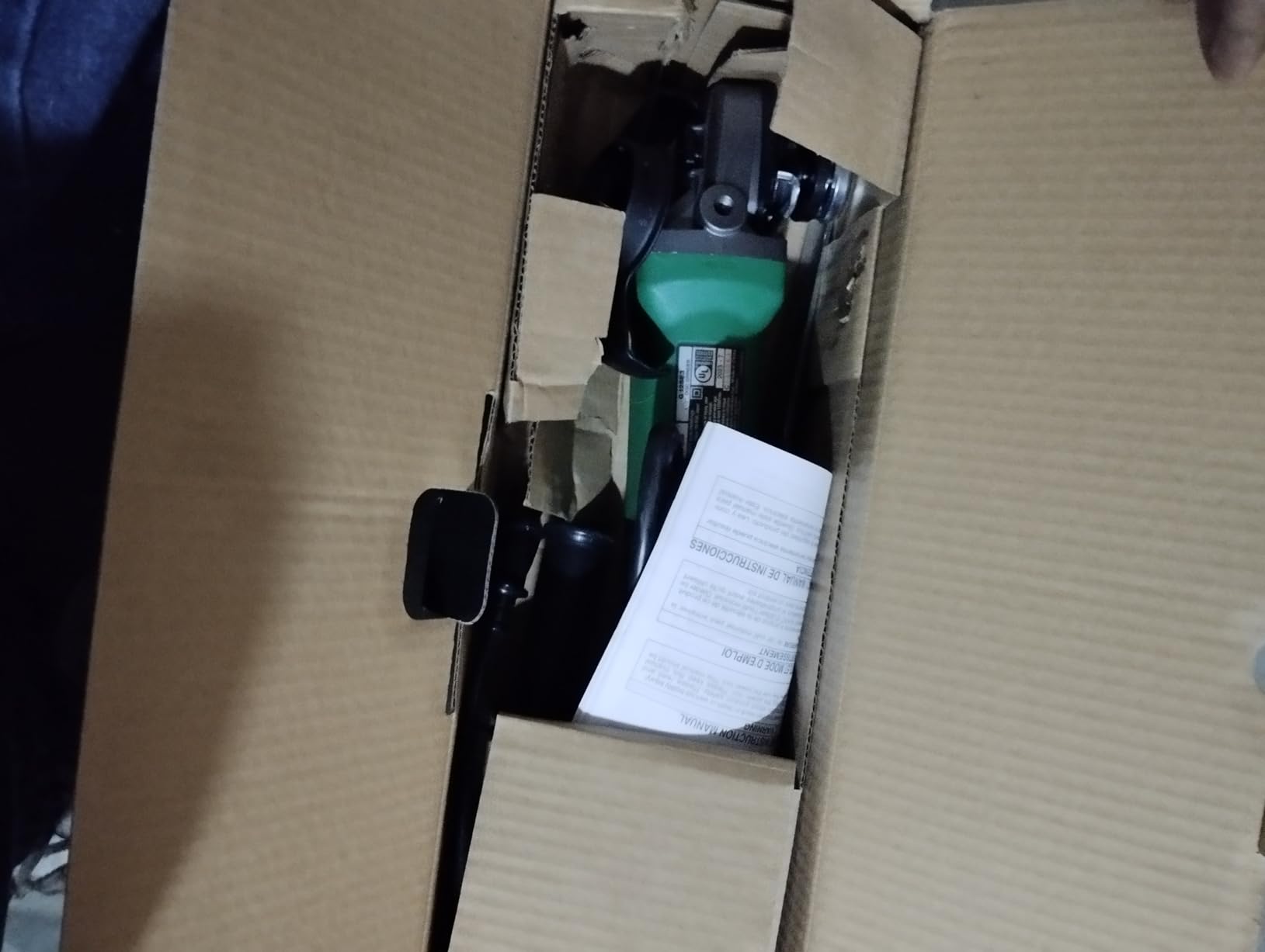 Metabo HPT Angle Grinder, 4.5-Inch, 10.5 Amp, Paddle Switch | G12SE3 customer photo 2