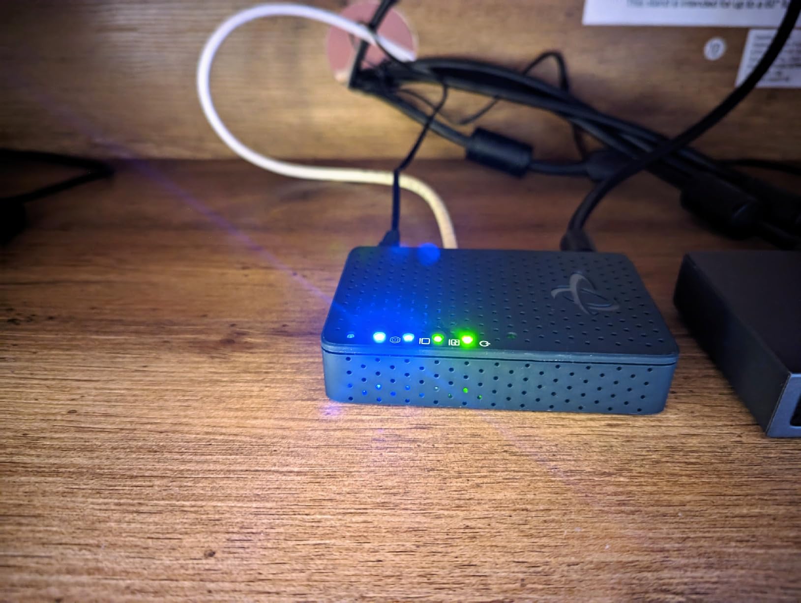 Hitron MoCA 2.5 Adapter - Single Unit - Requires 2ND Adapter to Work | Requires Connected Coax Network | Up to 1 Gbps Ethernet Over Existing Coax | Ideal for Cable Internet Homes customer photo 1