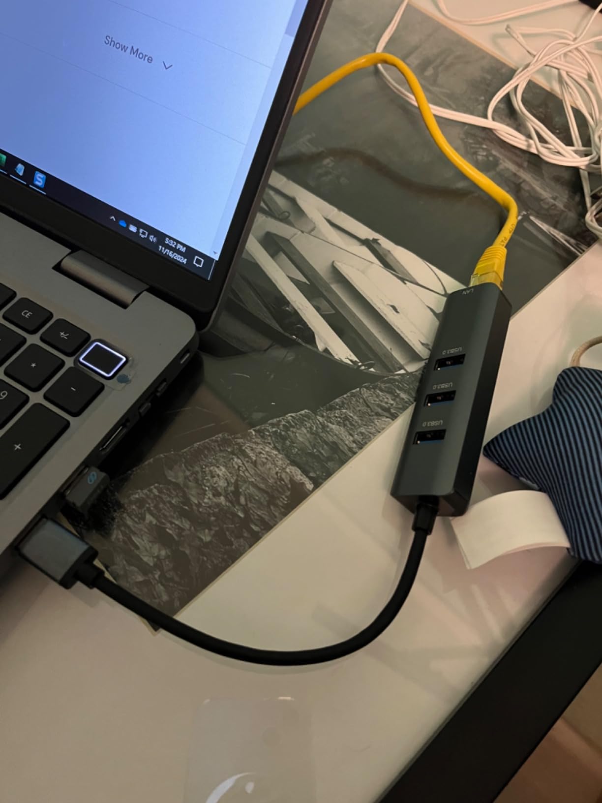 Hitron MoCA 2.5 Adapter - Single Unit - Requires 2ND Adapter to Work | Requires Connected Coax Network | Up to 1 Gbps Ethernet Over Existing Coax | Ideal for Cable Internet Homes customer photo 2