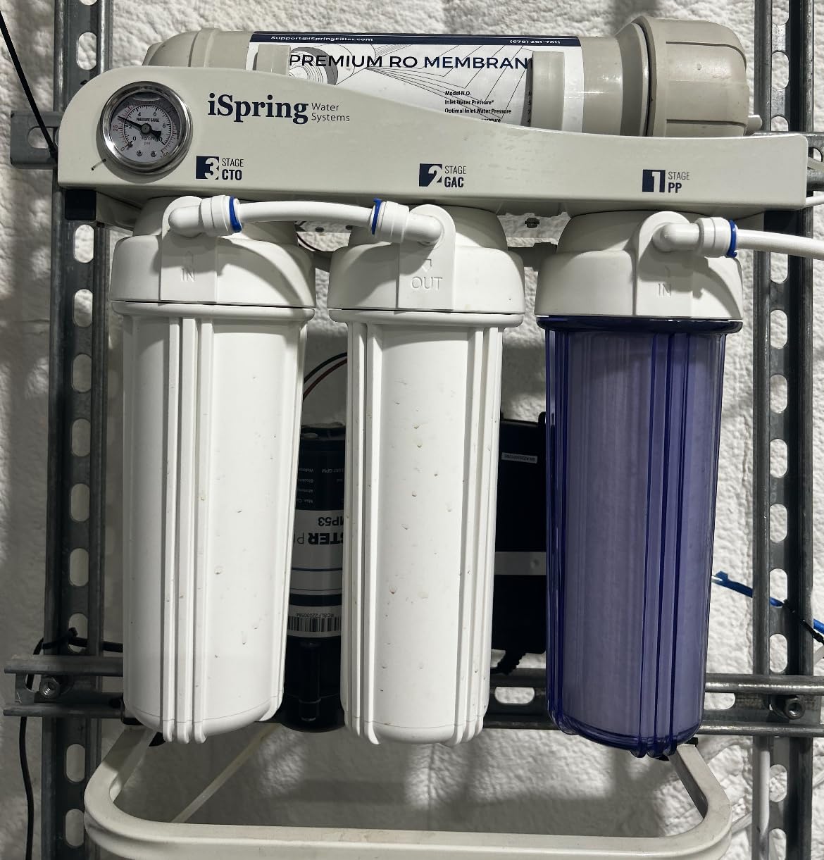 iSpring CRO1000 4-Stage Tankless Commercial Reverse Osmosis Water Filtration System, for House, Restaurant, Small Business, and Light Industrial Use, 1000 GPD High Flow, Upgraded Size Filters customer photo 2