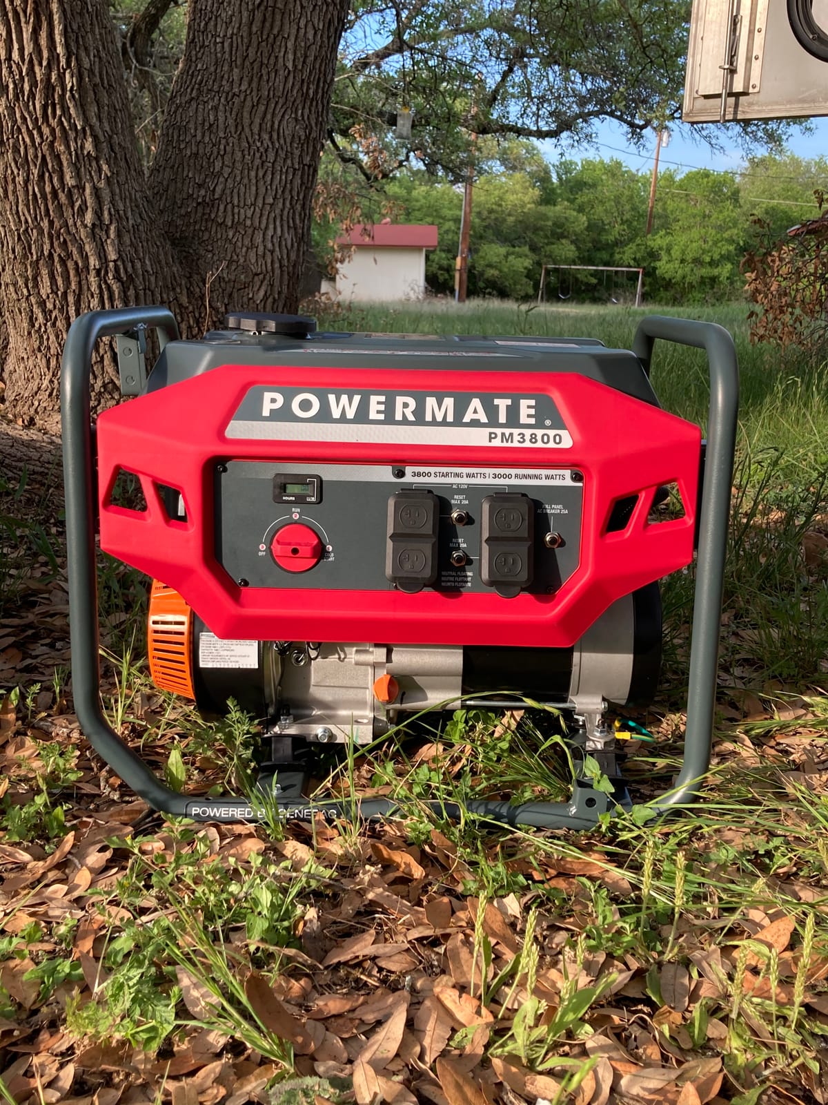 Powermate PM3800 3,800-Watt Gas-Powered Portable Open Frame Generator - Ultra-Quiet Performance - Ideal for Home, Camping, RV and Outdoor Activities - Engine Powered by Generac customer photo 2