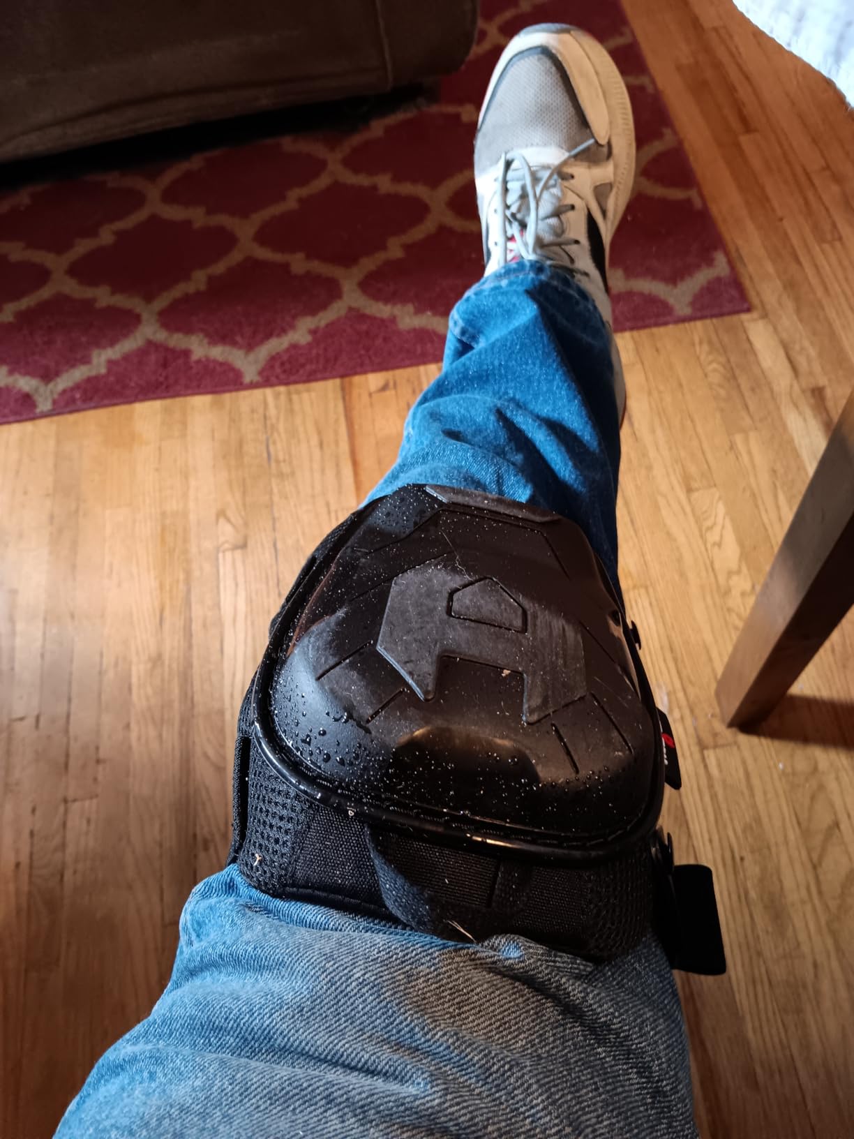 NoCry Professional Construction Knee Pads for Men and Women with Non-Slip Heavy Duty Cap and Ankle Support - Thick Foam and Gel Cushioning - Reinforced, Adjustable Straps and Military Grade Rivets customer photo 2
