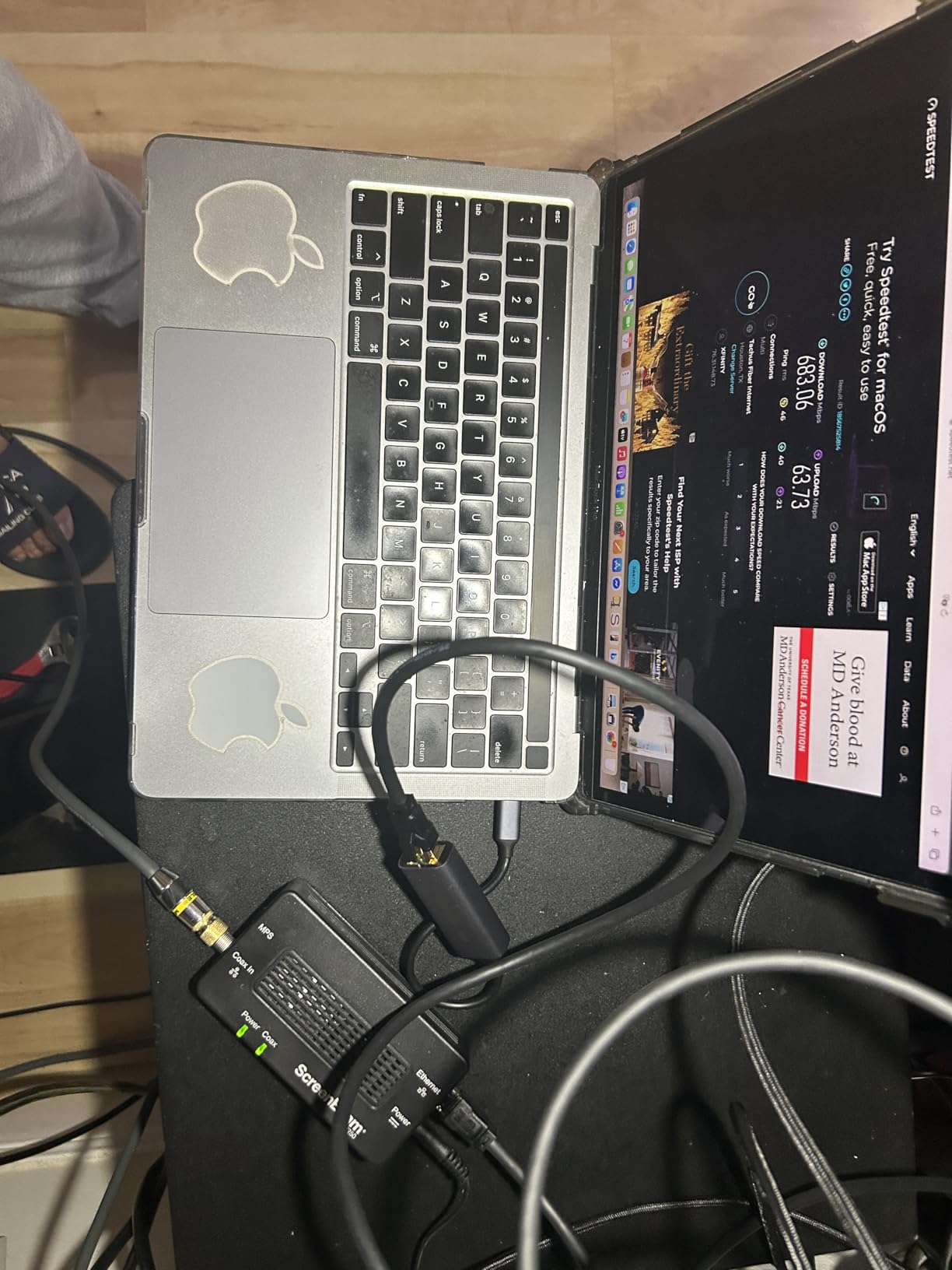 ScreenBeam ECB7250K02 Network Adapter Starter Kit Bonded MoCA 2.5 - Fastest | Ethernet Over Coax Network Adapter for Highest Speed Internet - MoCA Starter Kit for Streaming, Gaming, WFH - Very High Use customer photo 2