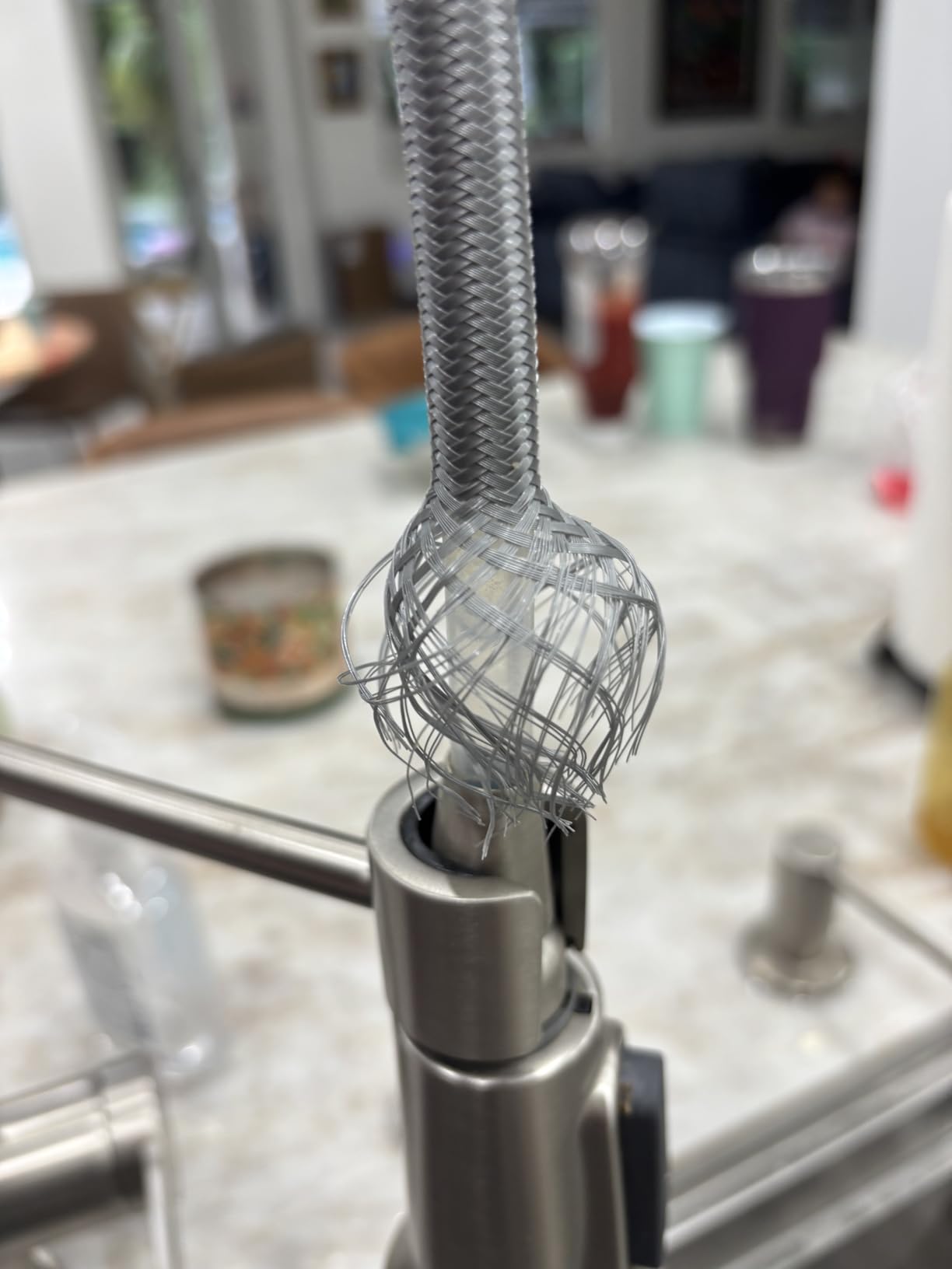 KRAUS Britt 2nd Gen Commercial Style Pull-Down Single Handle Kitchen Faucet in Spot Free Stainless Steel, KPF-1691SFS customer photo 1