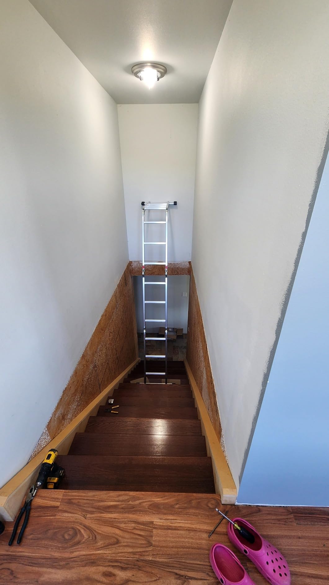 LUISLADDERS Folding Ladder Multi-Purpose Aluminium Extension 7 in 1 Step Heavy Duty Combination EN 131 Standard (12.5 Feet) customer photo 2