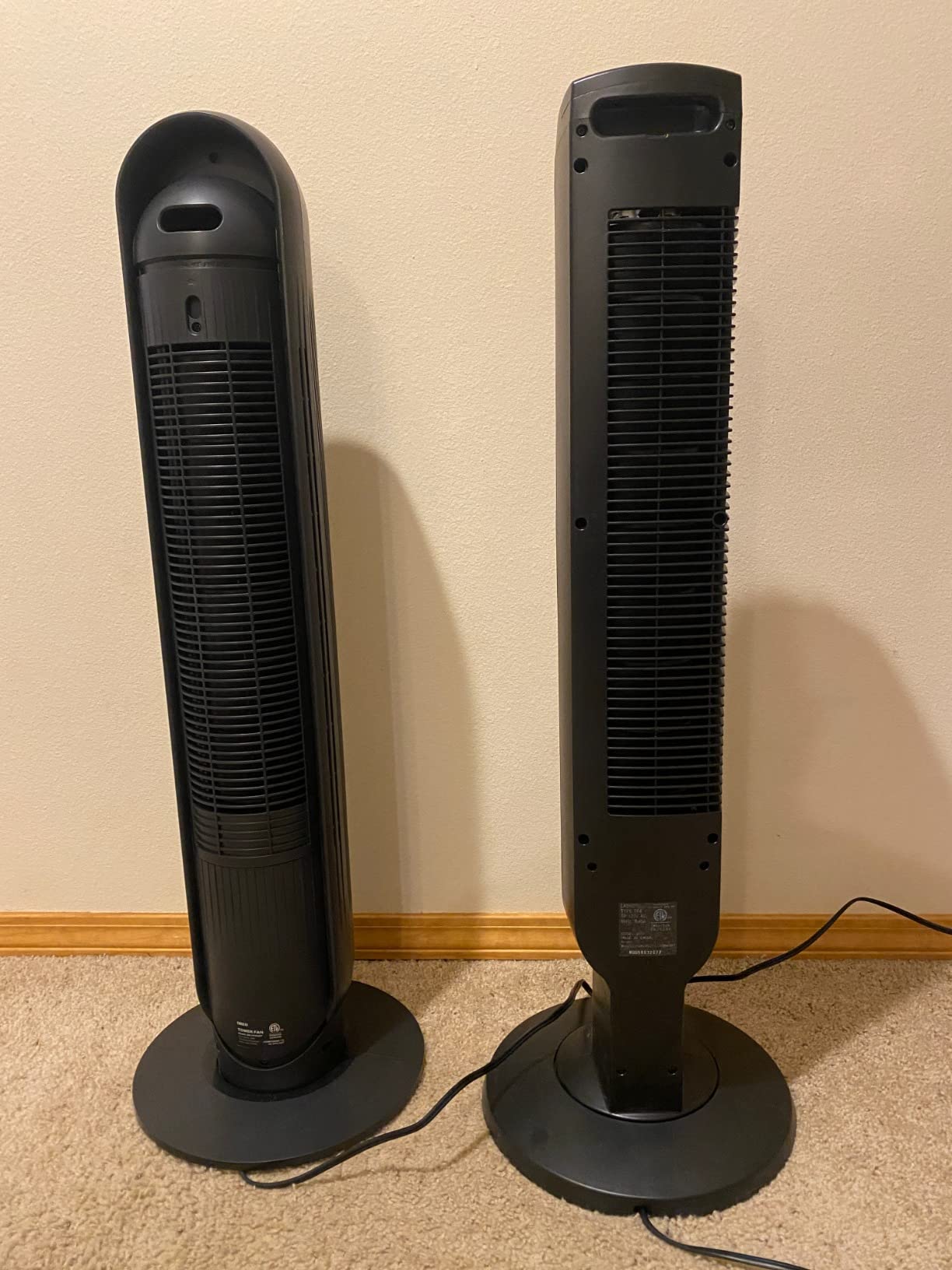 DREO Tower Fan for Bedroom, 28ft/s High Velocity, 9 Speeds, DC Motor | 2026 Upgraded Ultra-Quiet Fan, 4 Modes, 12H Timer, 90° Oscillating Cooling Standing Fan for Indoor Home Office Room, 42 inch customer photo 1