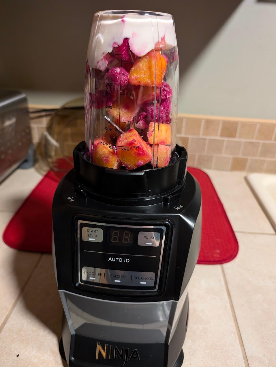 Ninja Compact Kitchen System, Auto-iQ, 1200W, 72oz Pitcher, Grey, AMZ493BRN customer photo 2